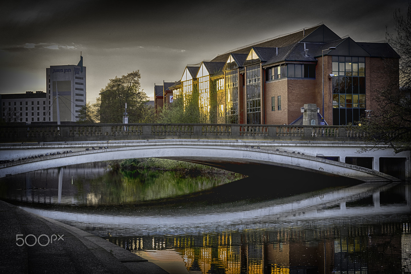 Sigma 24-70mm F2.8 EX DG HSM sample photo. Landscape at river trent photography