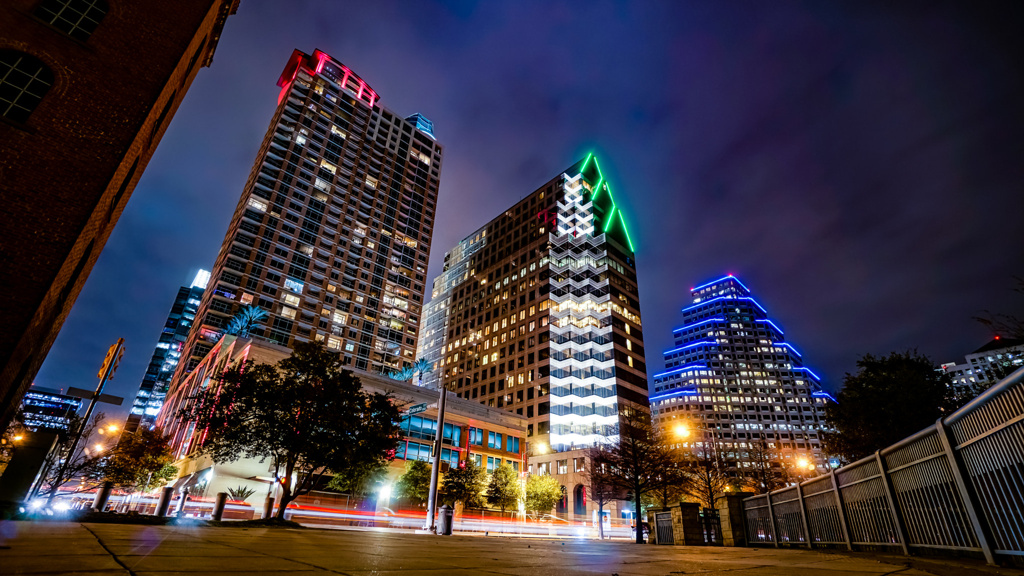 Sony a6500 + Sony E 10-18mm F4 OSS sample photo. City lights photography