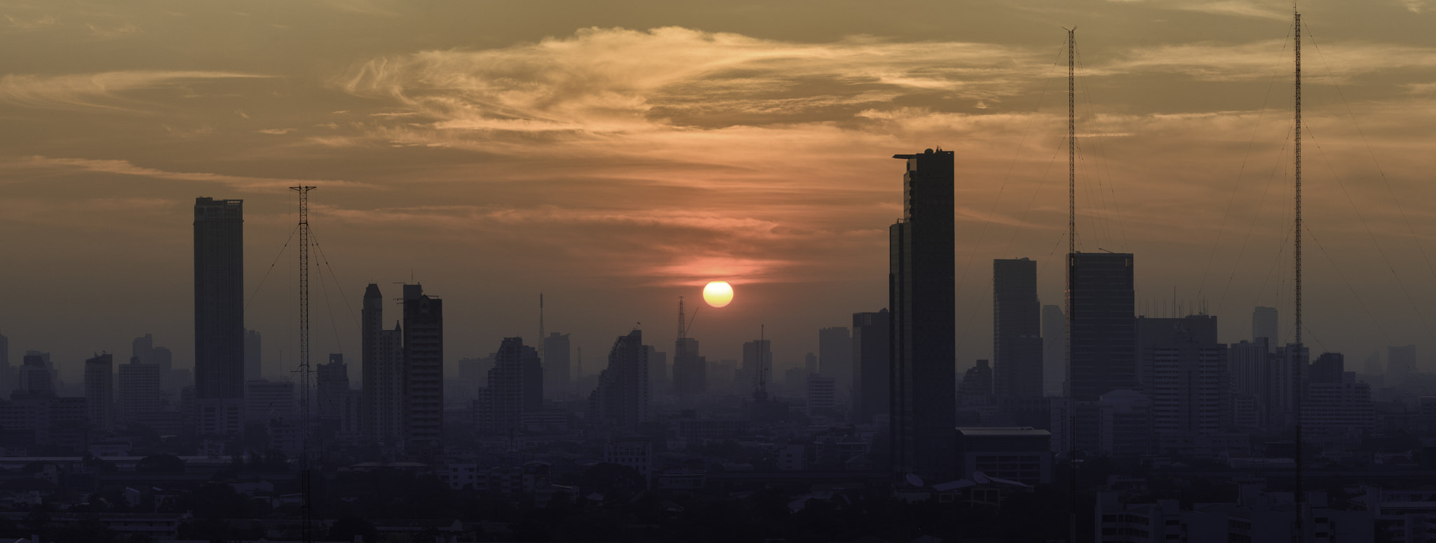 Canon EF 70-200mm F2.8L IS II USM sample photo. Morning rise from the balcony photography