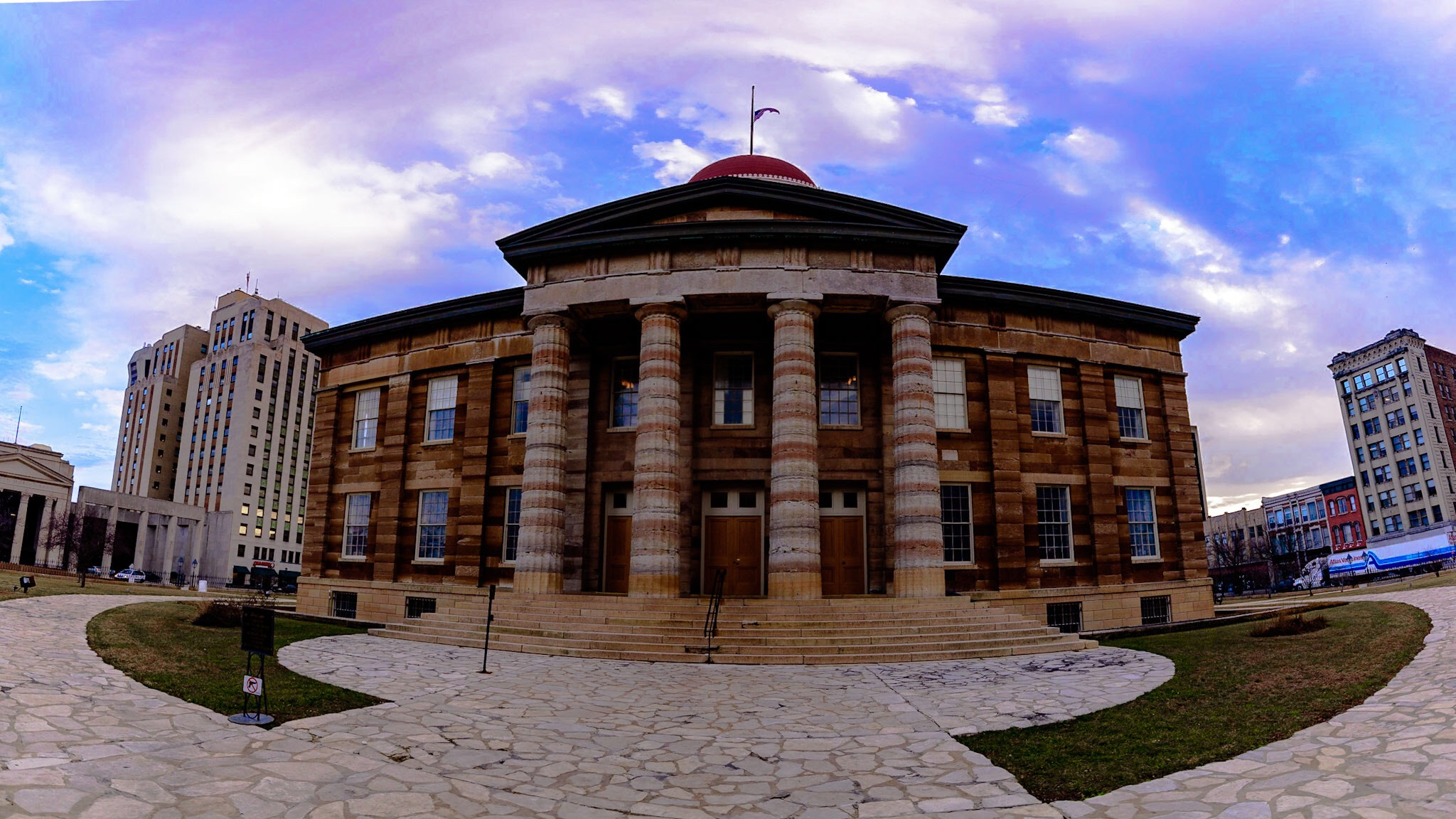 Tokina AT-X Pro 11-16mm F2.8 DX II sample photo. Playing around with panos downtown. maybe i should've centered myself more. photography