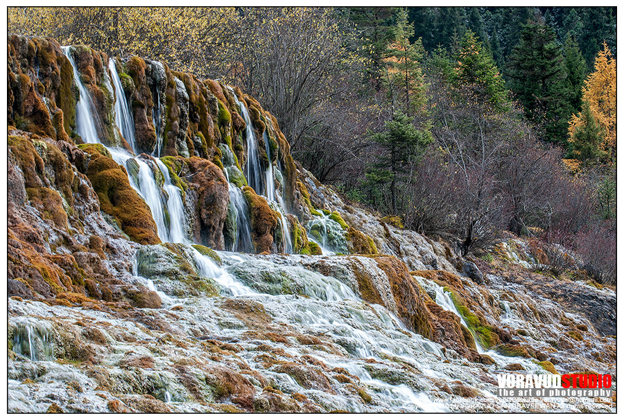 Nikon D80 sample photo. Liuhui feipu waterfall (marvelous flying), hounglong, china photography