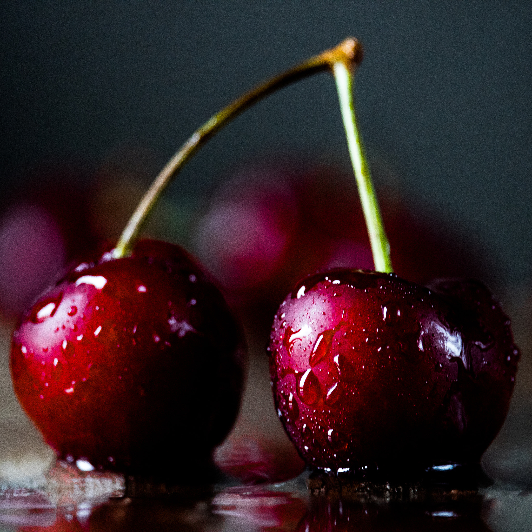 Canon EF-S 55-250mm F4-5.6 IS STM sample photo. Fresh cherries photography