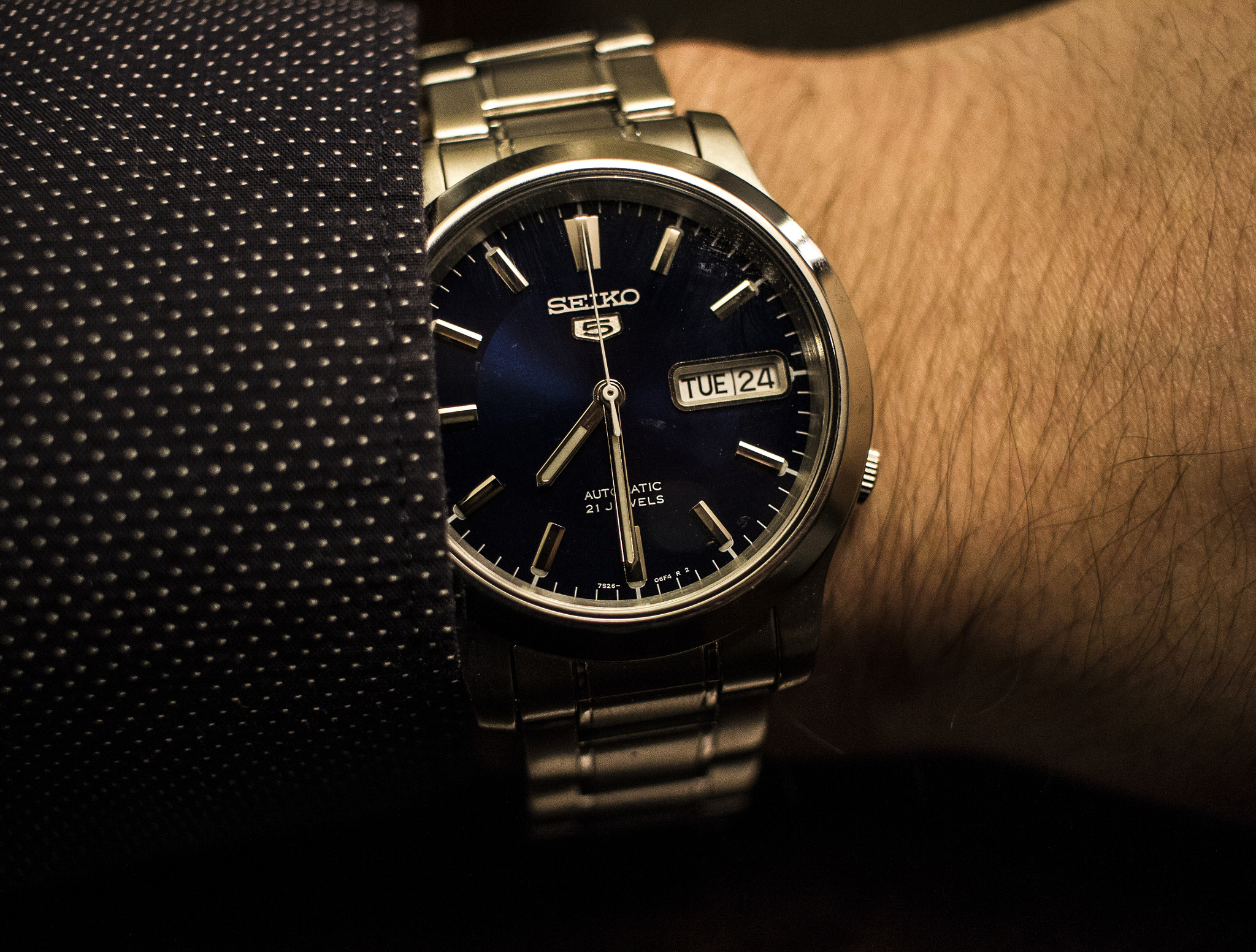 Canon EF-S 24mm F2.8 STM sample photo. Seiko 5 photography