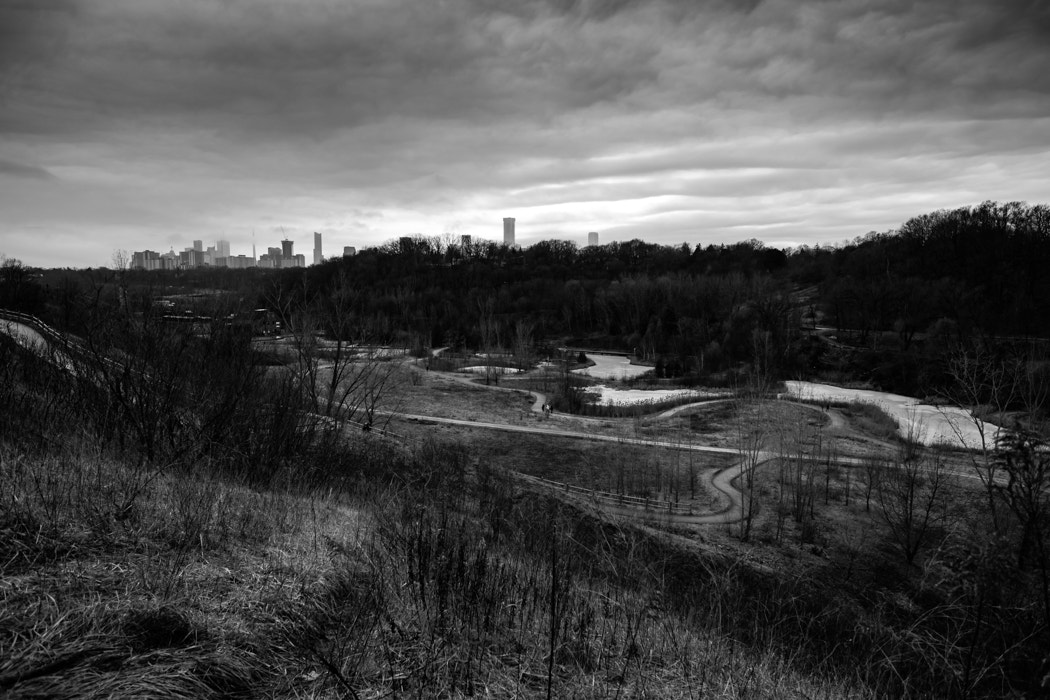 Fujifilm X-A1 + Fujifilm XF 14mm F2.8 R sample photo. Evergreen brickworks quarry photography