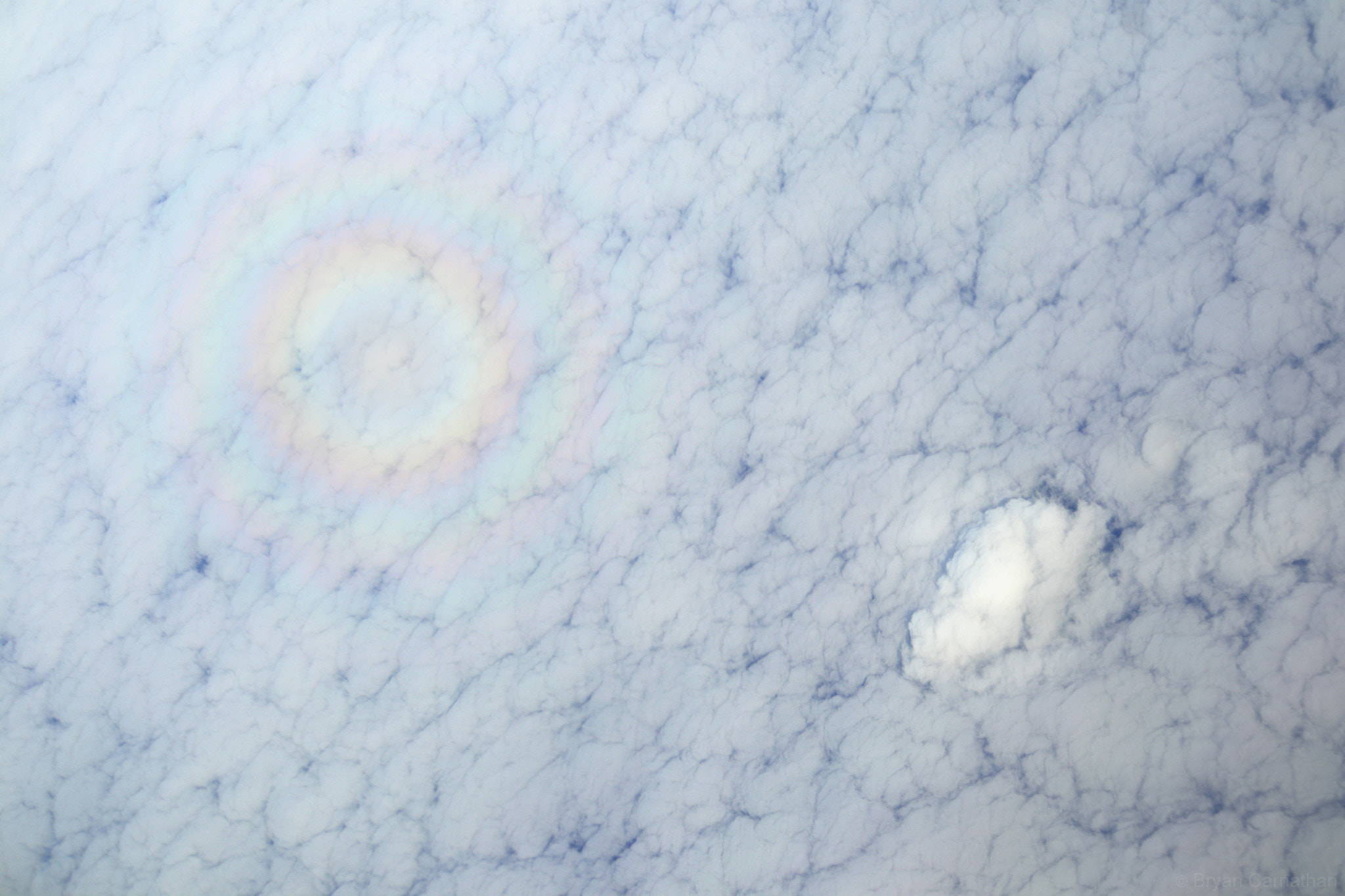 Canon EOS M5 + Canon EF-M 15-45mm F3.5-6.3 IS STM sample photo. Glory (concentric circular rainbows) over the atlantic ocean photography