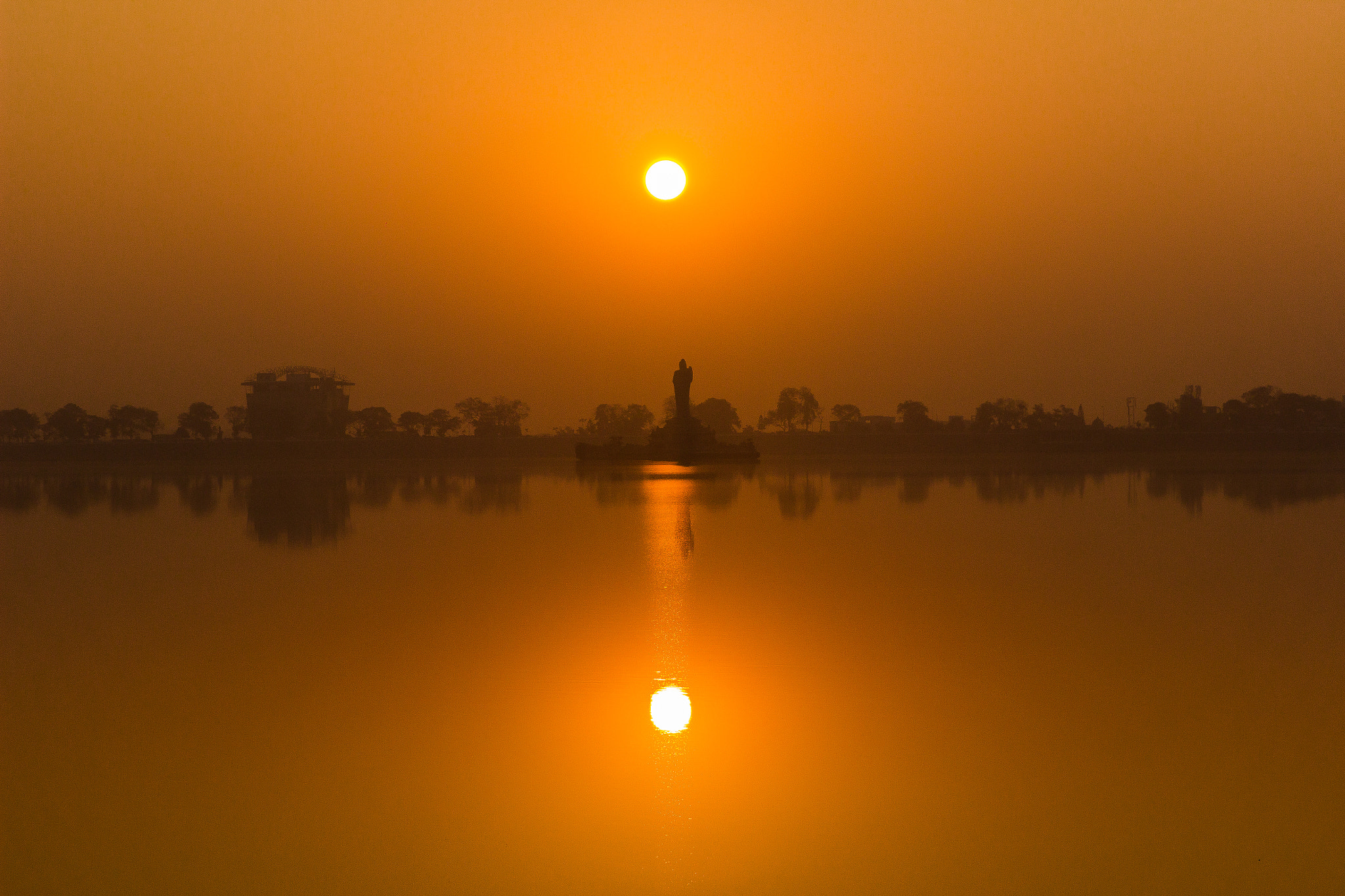 Canon EF 24-70mm F2.8L II USM sample photo. The sunrise of hyderabad photography