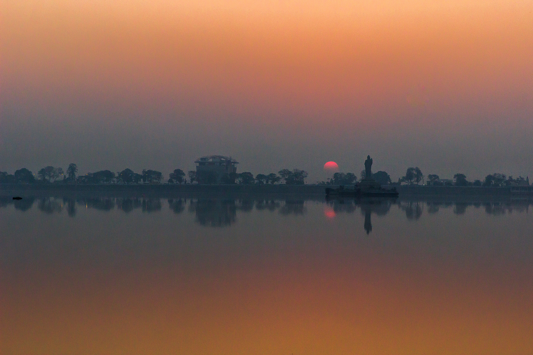 Canon EF 24-70mm F2.8L II USM sample photo. The sunrise of hyderabad photography