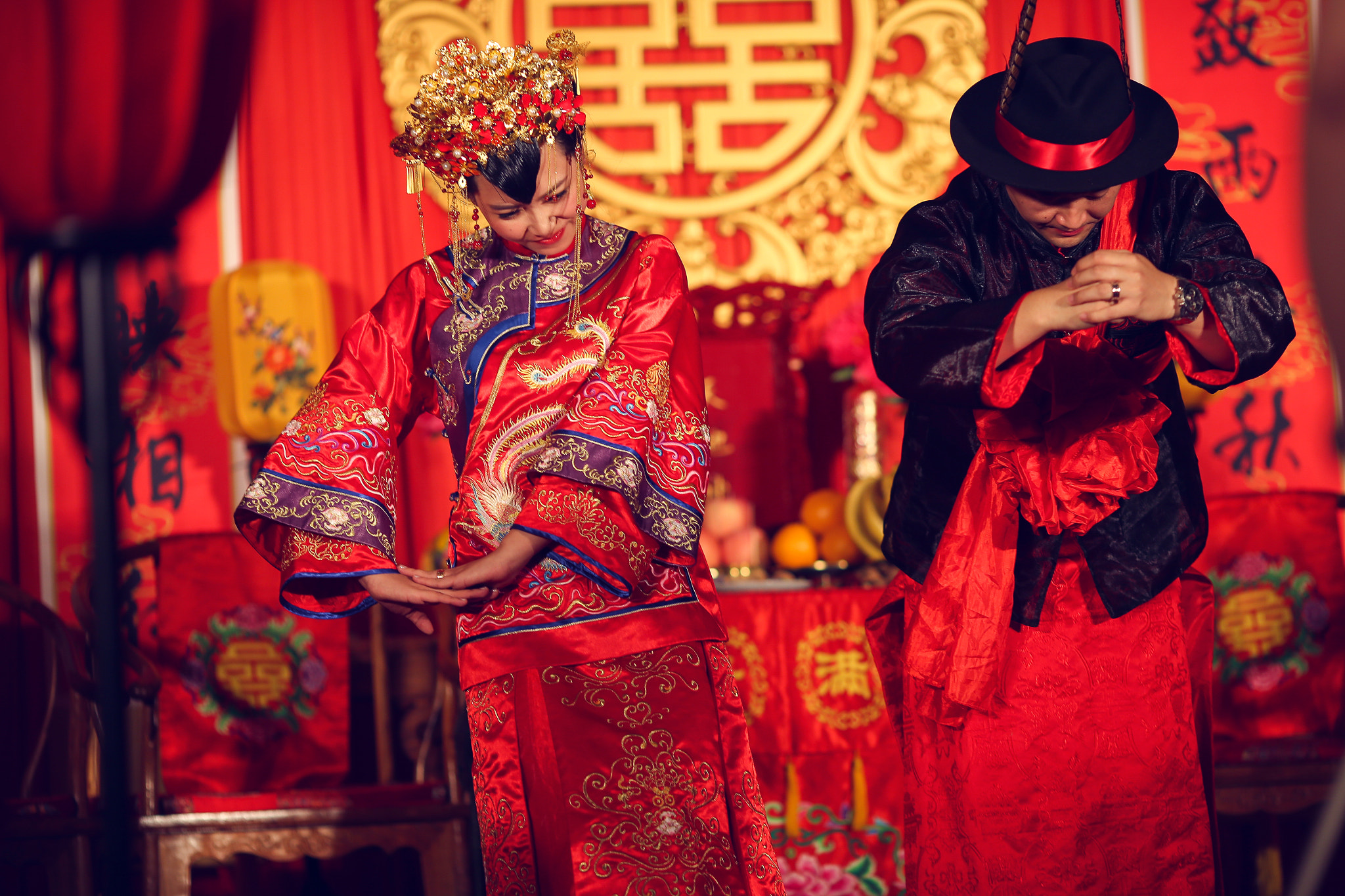 Canon EF 135mm F2L USM sample photo. 中式婚礼 photography