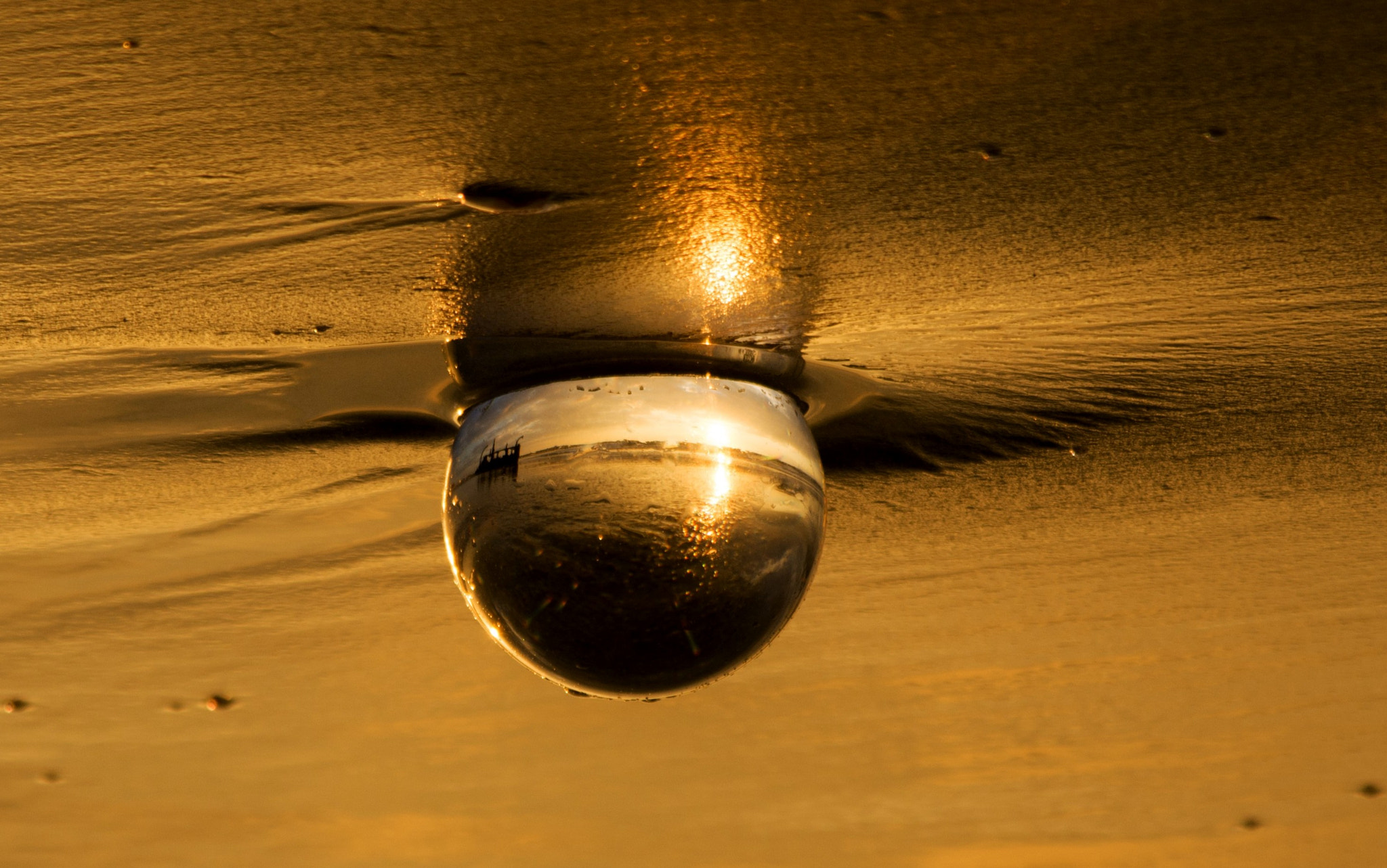Nikon AF-S Nikkor 24-120mm F4G ED VR sample photo. Sunset in a ball photography
