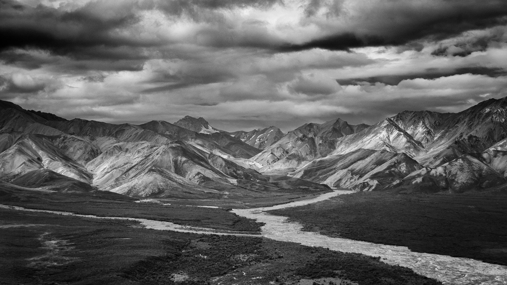 Sony SLT-A58 + Tamron AF 28-105mm F4-5.6 [IF] sample photo. Polychrome valley, denali national park, alaska. photography