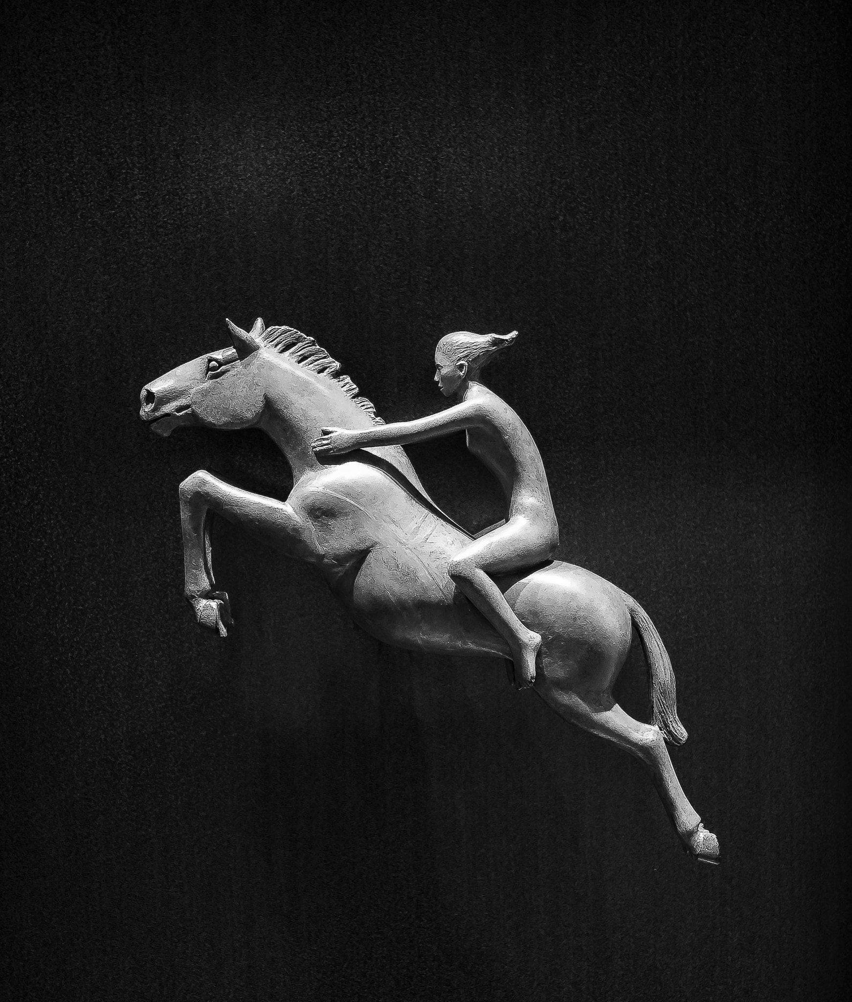 Panasonic Lumix DMC-GF5 sample photo. Leaping stallion photography