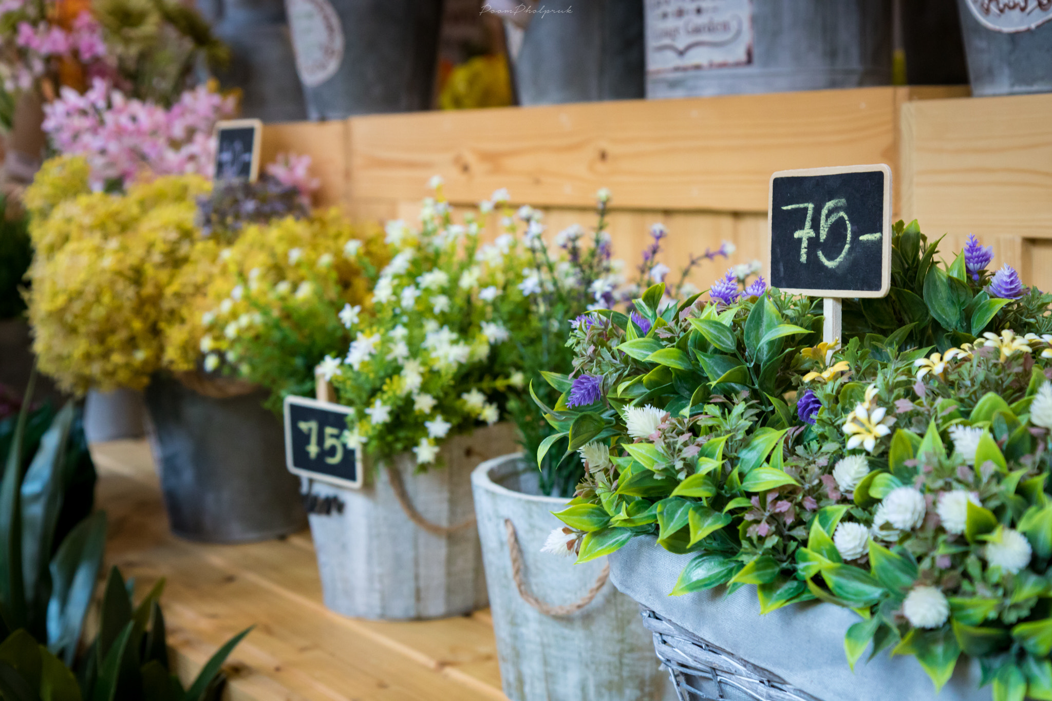 Canon EOS 750D (EOS Rebel T6i / EOS Kiss X8i) sample photo. Fake flower for sale photography