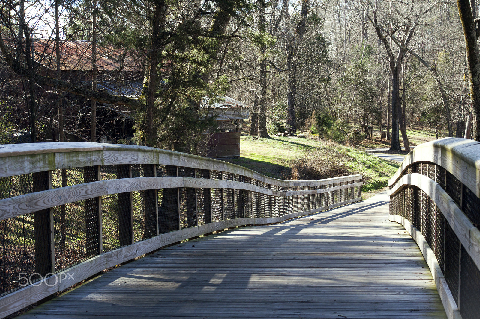 EF75-300mm f/4-5.6 sample photo. Walking trail along the neuse river photography