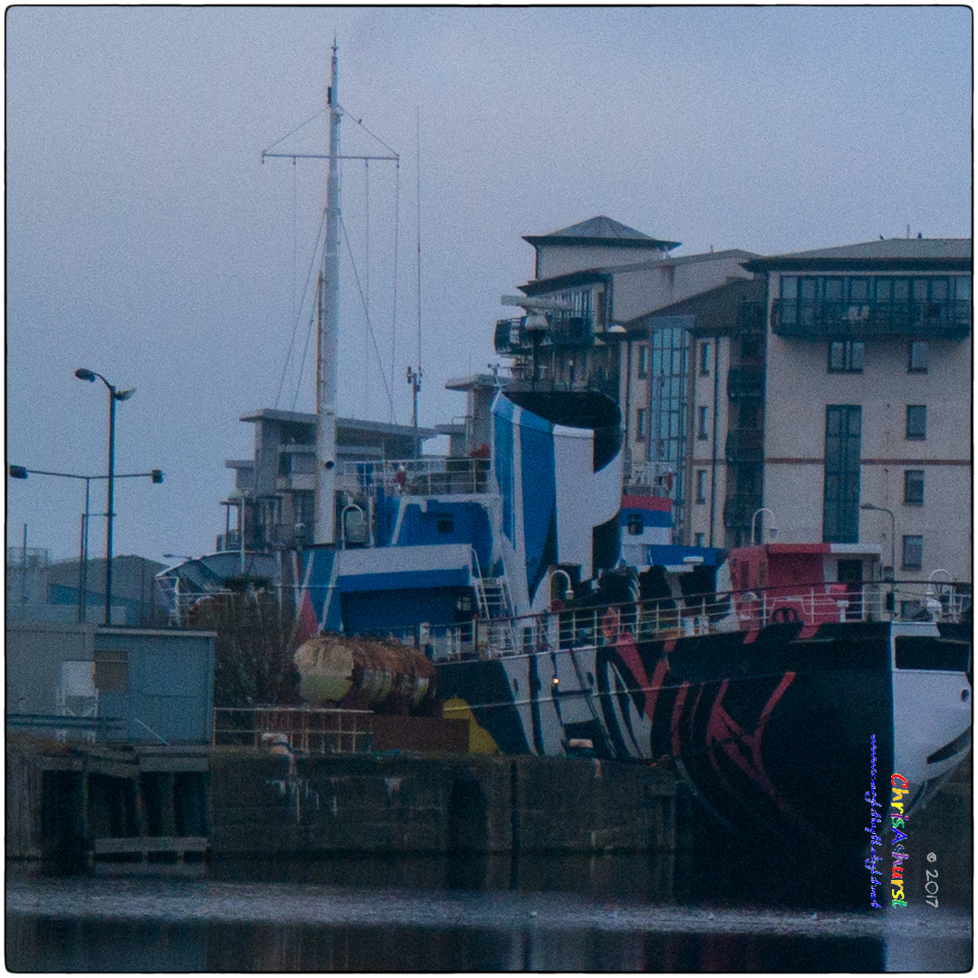 Samsung NX300 + Samsung NX 18-55mm F3.5-5.6 OIS sample photo. Dazzle ship - mv fingal photography