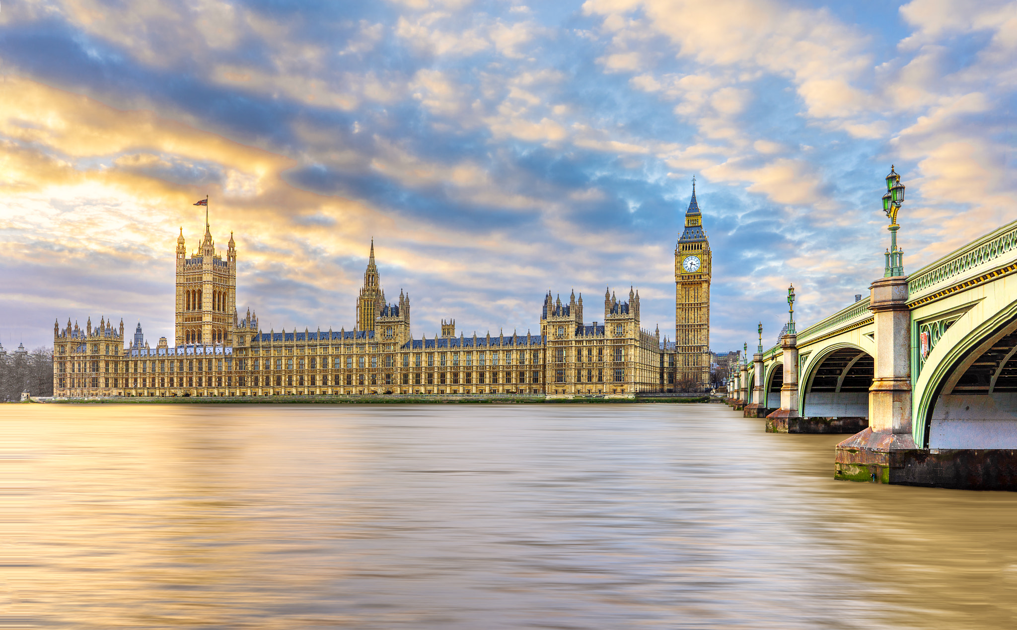 Sony a7R + Sony FE 28mm F2 sample photo. London cityscape shot of big ben while sunset photography