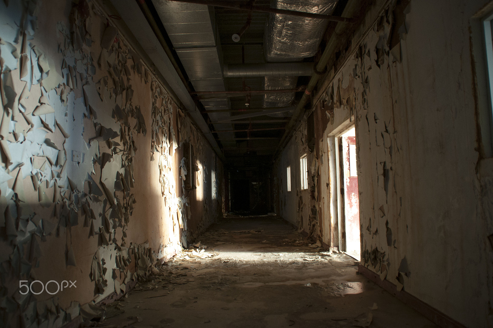Nikon D5000 sample photo. Abandoned factory photography