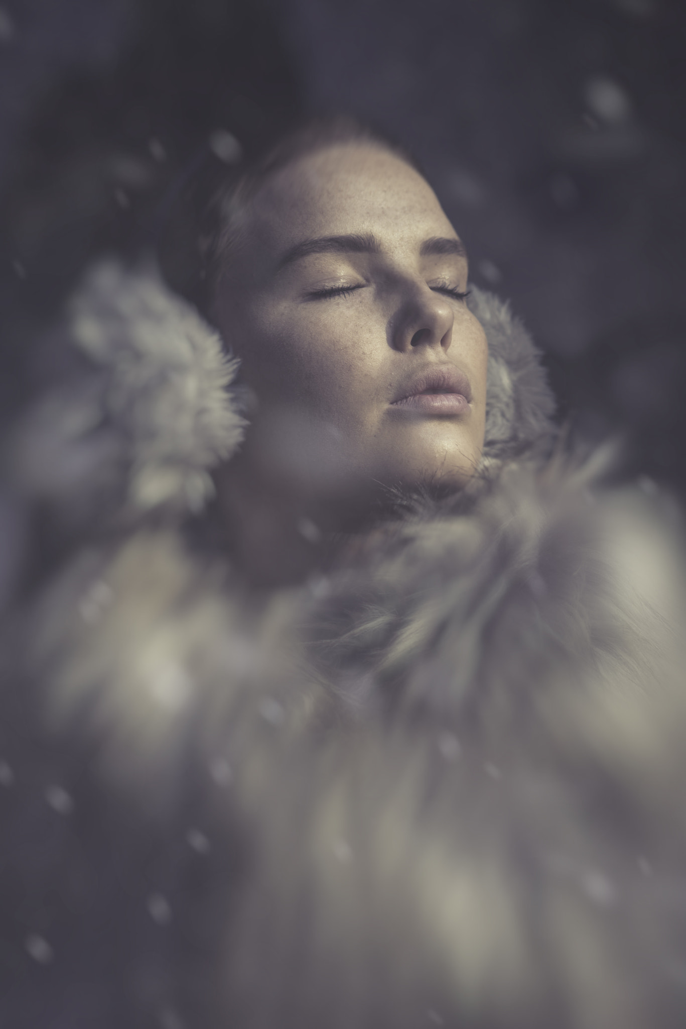 Nikon D600 + Nikon AF Nikkor 85mm F1.8D sample photo. Snow angel photography