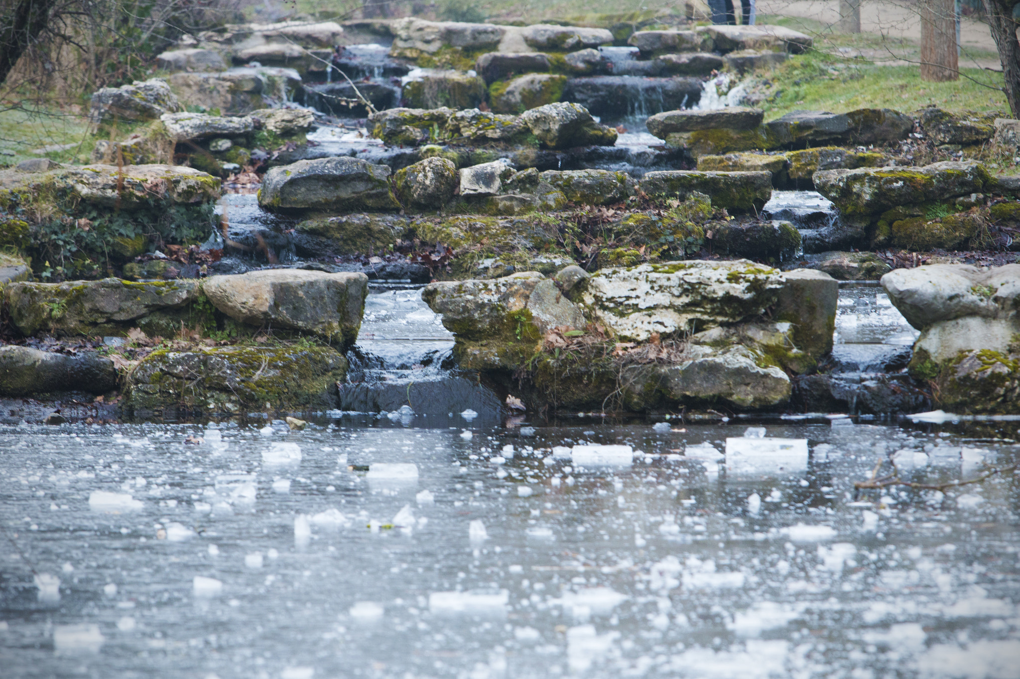 Canon EF 70-200mm F2.8L IS USM sample photo. Canal hivernal photography