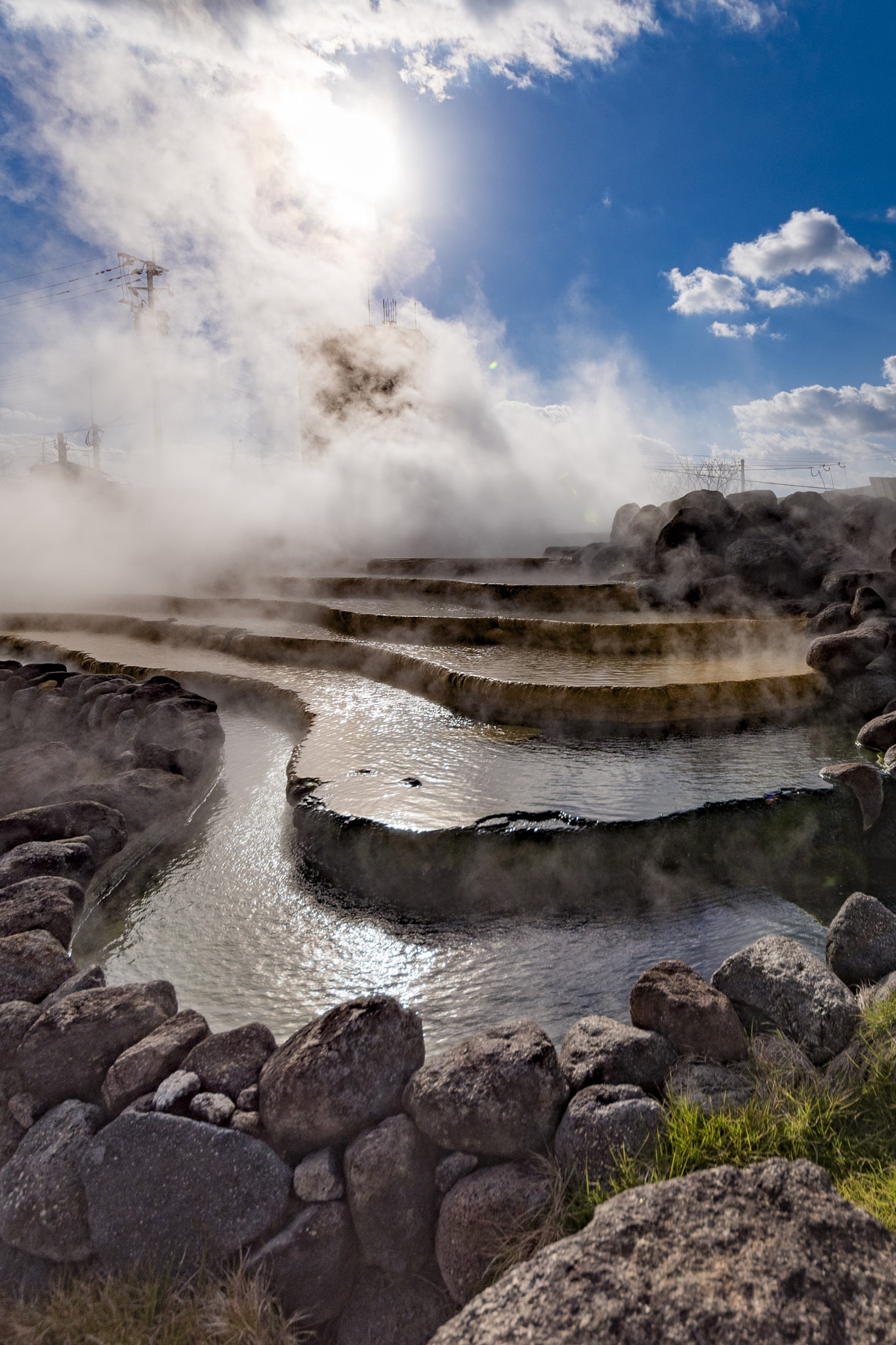 Sigma 12-24mm F4.5-5.6 II DG HSM sample photo. 『105℃源泉』 photography