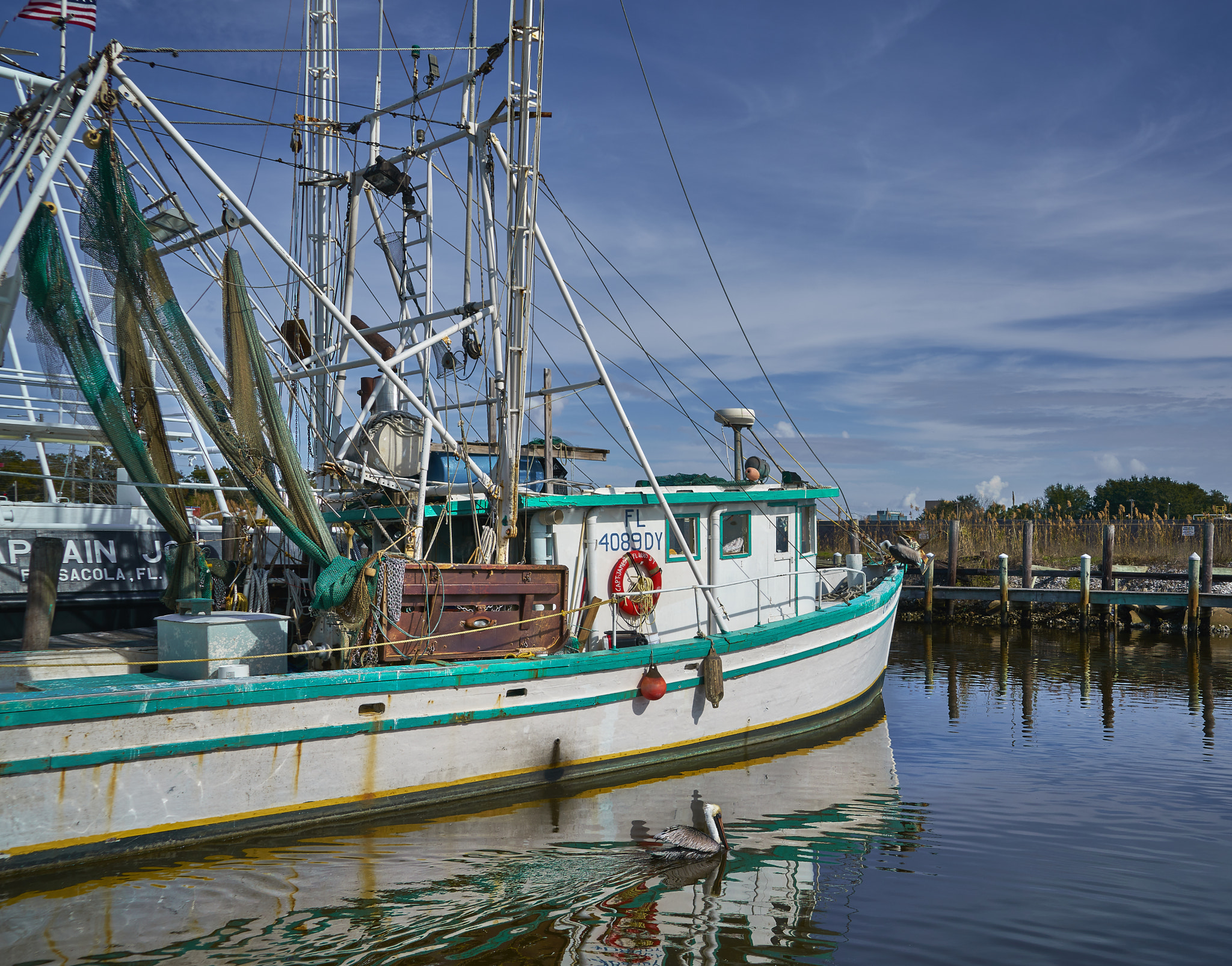 Sony FE 24-240mm F3.5-6.3 OSS sample photo. Boat at the dock photography
