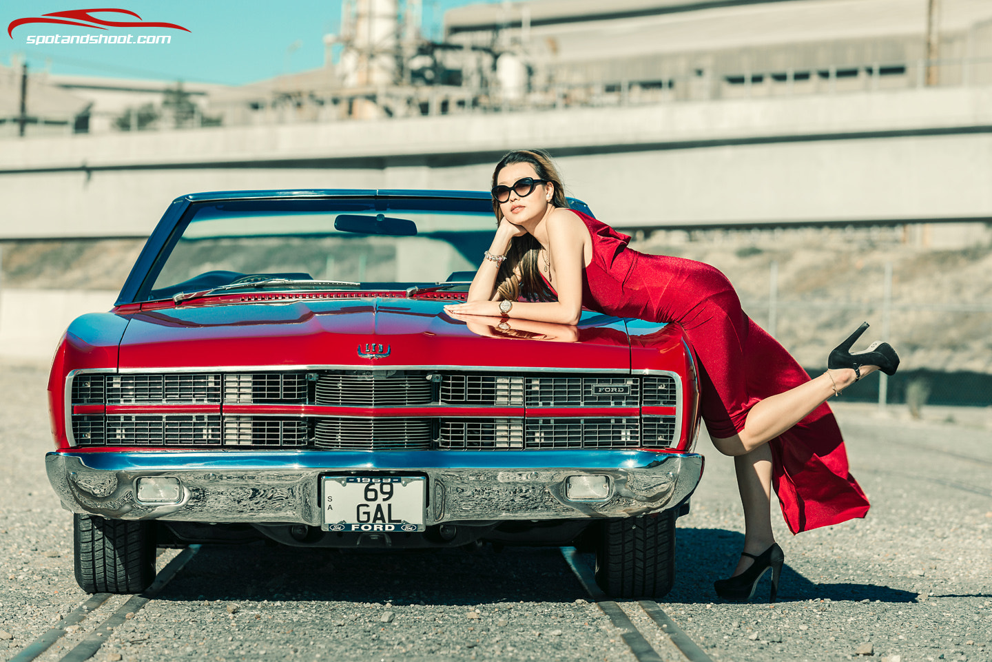 Nikon AF-S Nikkor 70-200mm F4G ED VR sample photo. Ford galaxie convertible photography