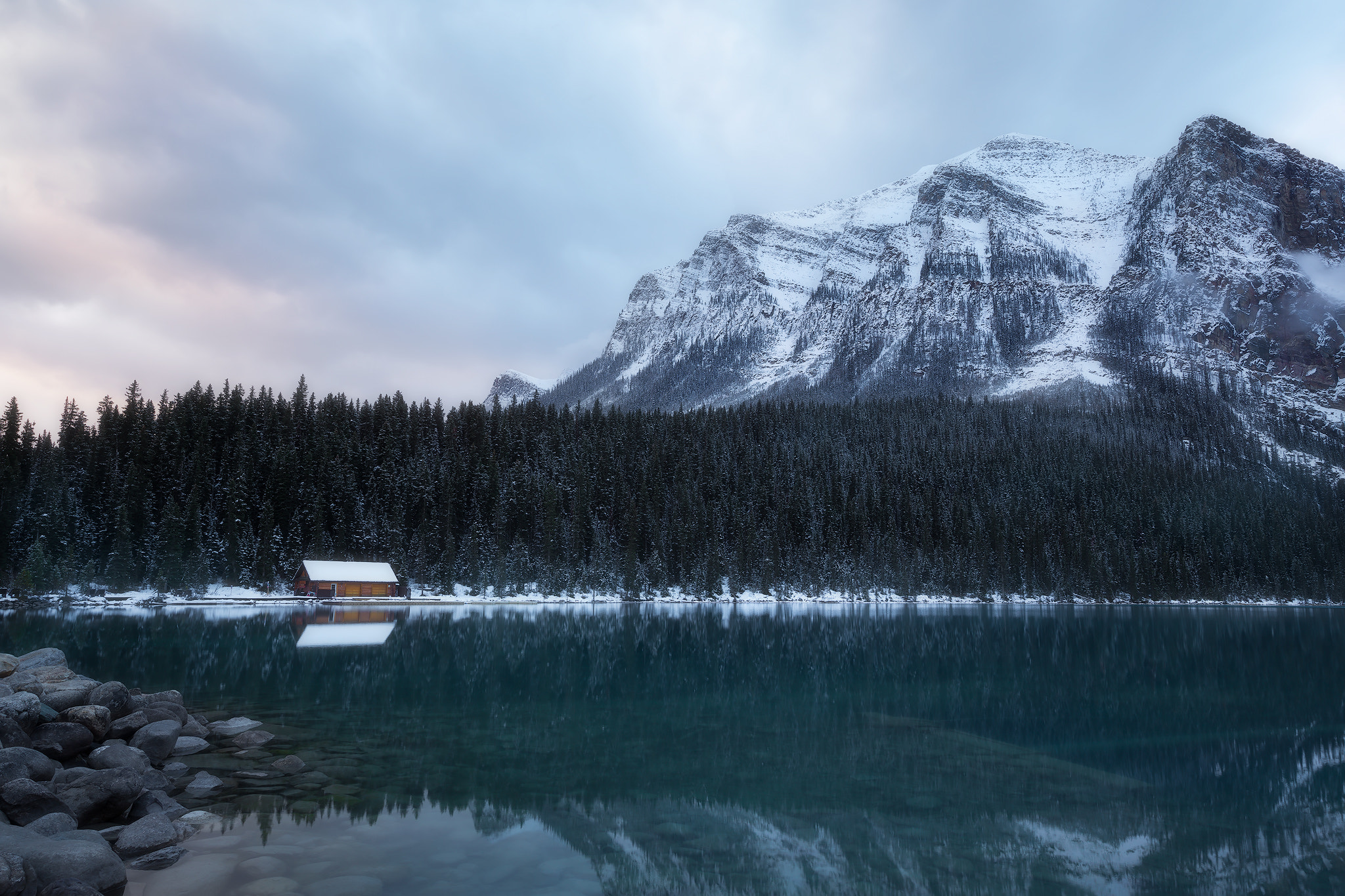 Canon EF 11-24mm F4L USM sample photo. Winter in the rockies photography