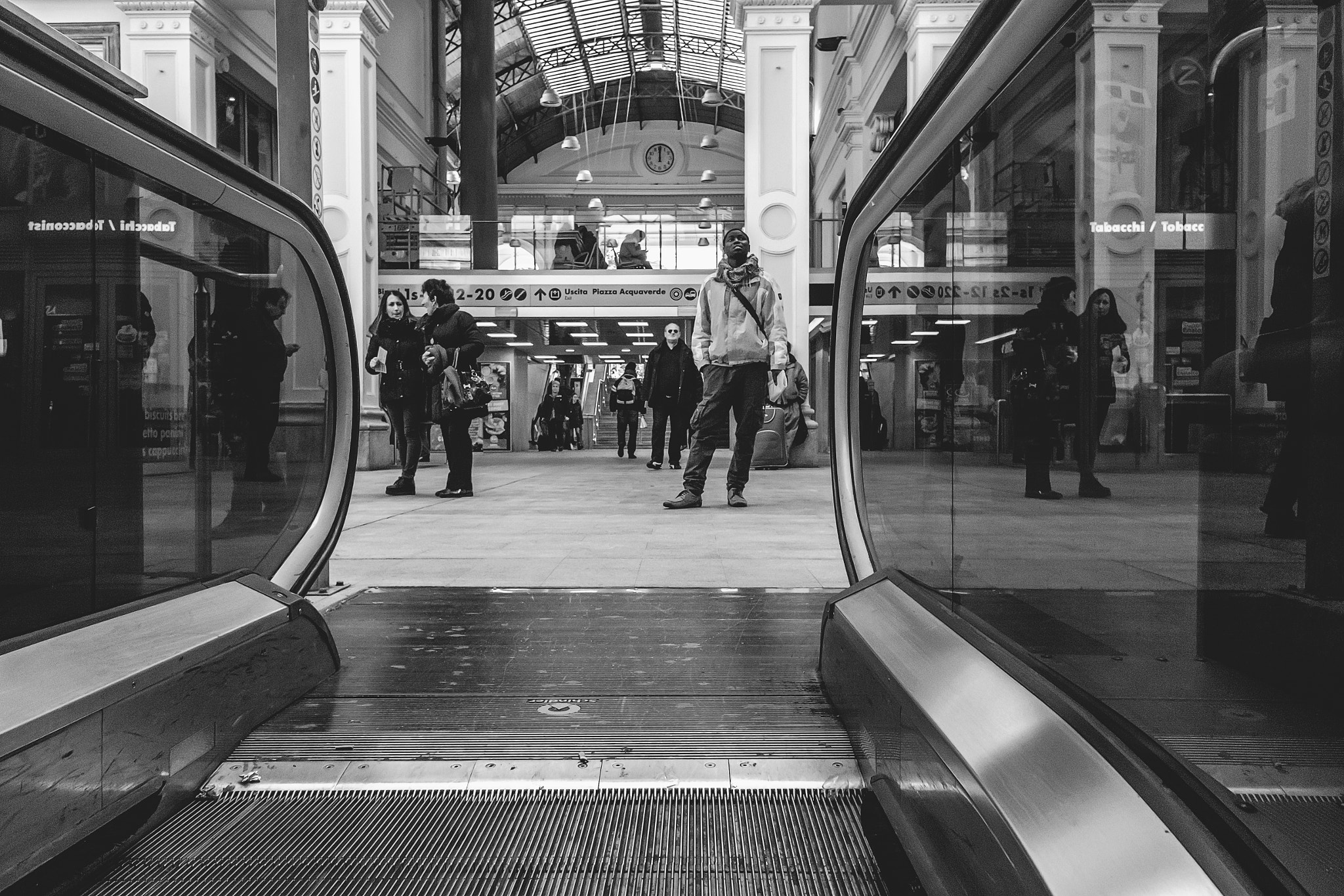 Fujifilm X70 sample photo. La stazione ferroviaria di genova piazza principe photography