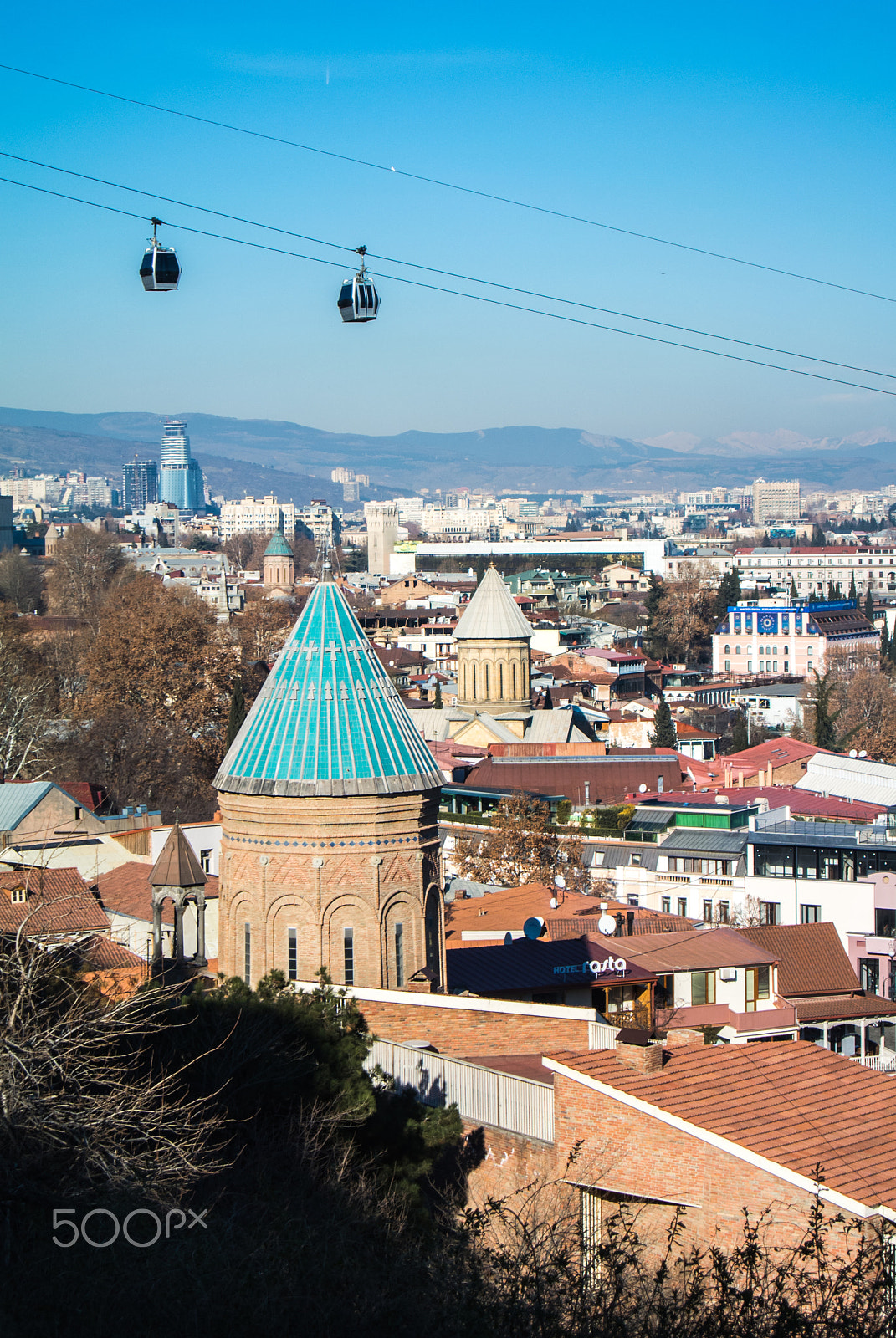 Nikon 1 Nikkor VR 10-30mm F3.5-5.6 sample photo. A view to tbilisi old town photography
