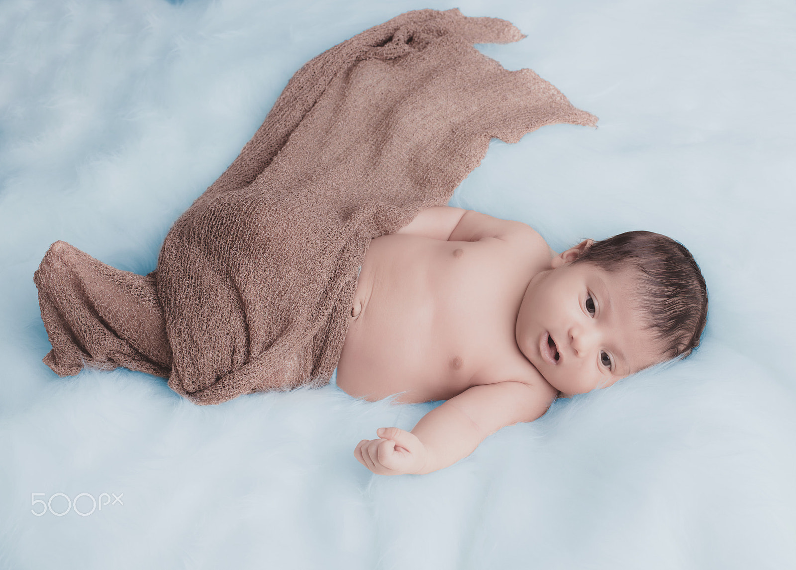Canon EOS 5DS R sample photo. Newborn baby on creamy look photography