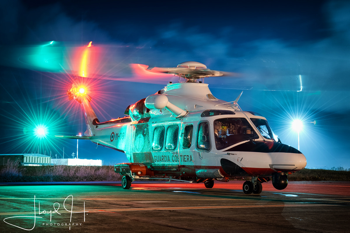 Nikon D500 sample photo. Guardia costiera aw139 photography