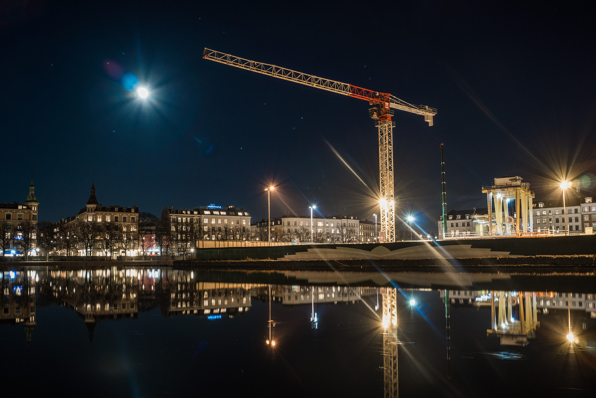 Sony SLT-A77 + Sony DT 18-55mm F3.5-5.6 SAM sample photo. Copenhagen at night photography