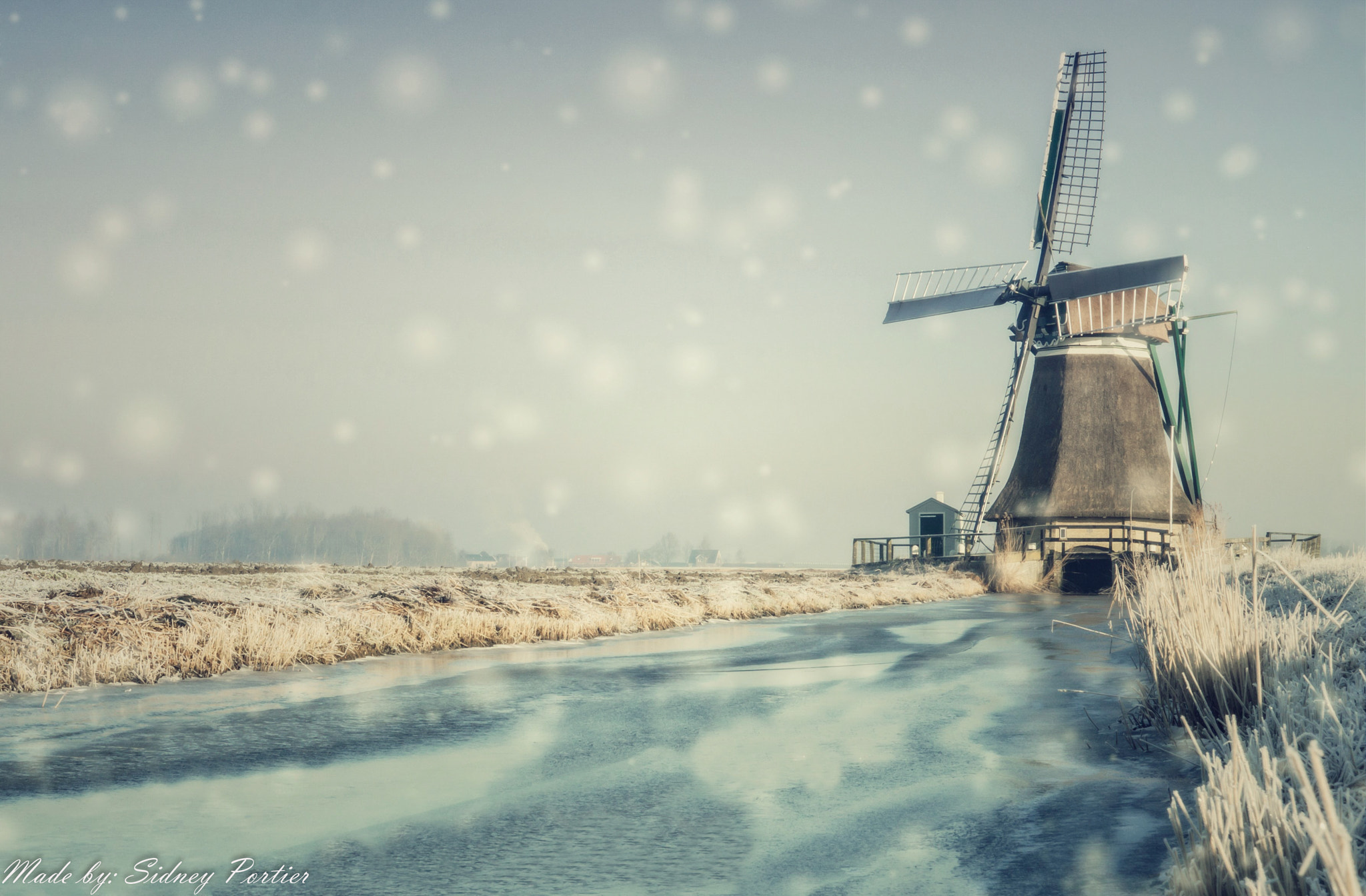 Samsung NX3300 sample photo. Winter in holland photography