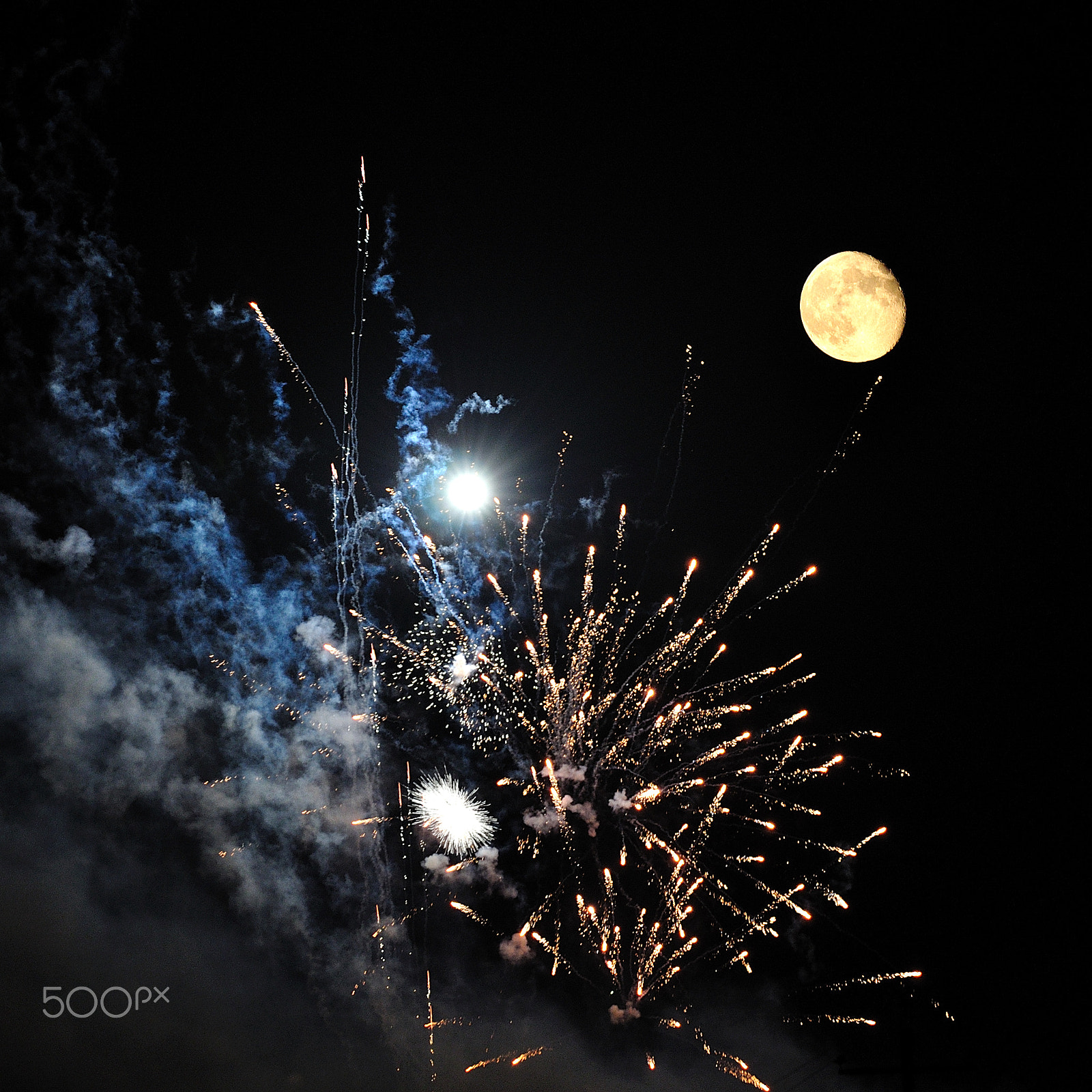 Nikon AF-S Nikkor 70-200mm F2.8G ED VR II sample photo. Fireworks display photography