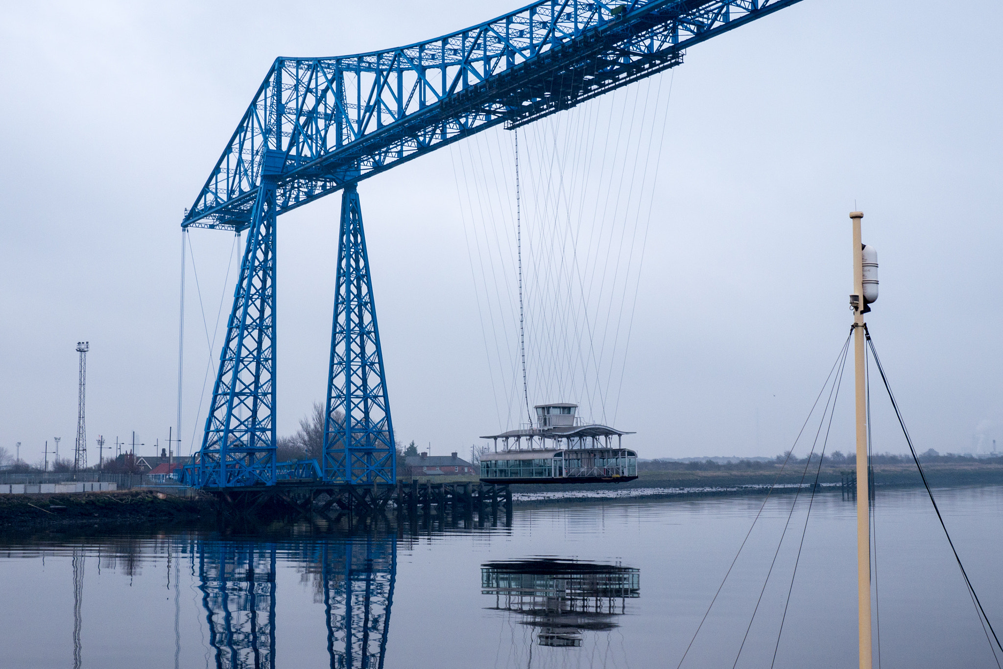 LUMIX G VARIO PZ 14-42/F3.5-5.6 sample photo. The tees transporter bridge photography