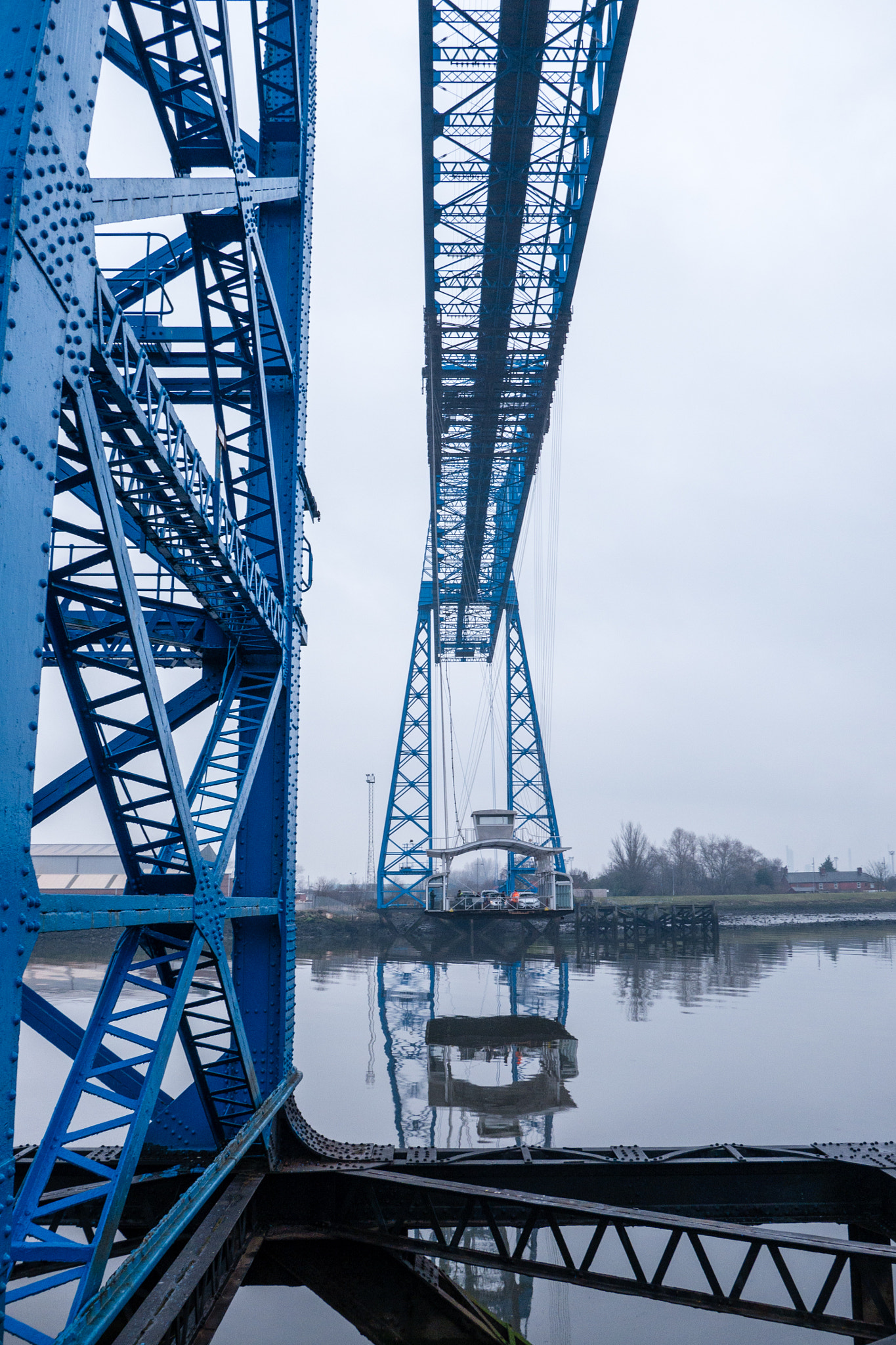 LUMIX G VARIO PZ 14-42/F3.5-5.6 sample photo. The tees transporter bridge photography