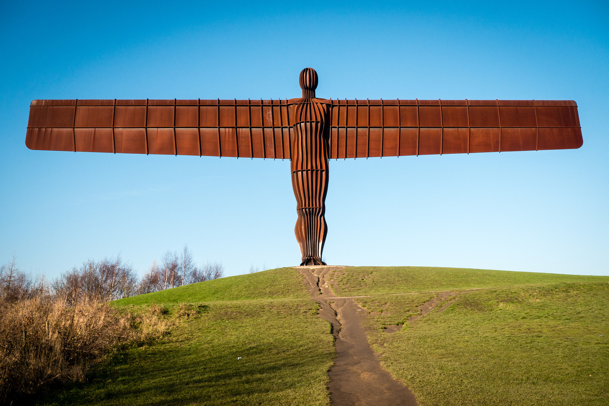 LUMIX G VARIO PZ 14-42/F3.5-5.6 sample photo. The angel of the north photography