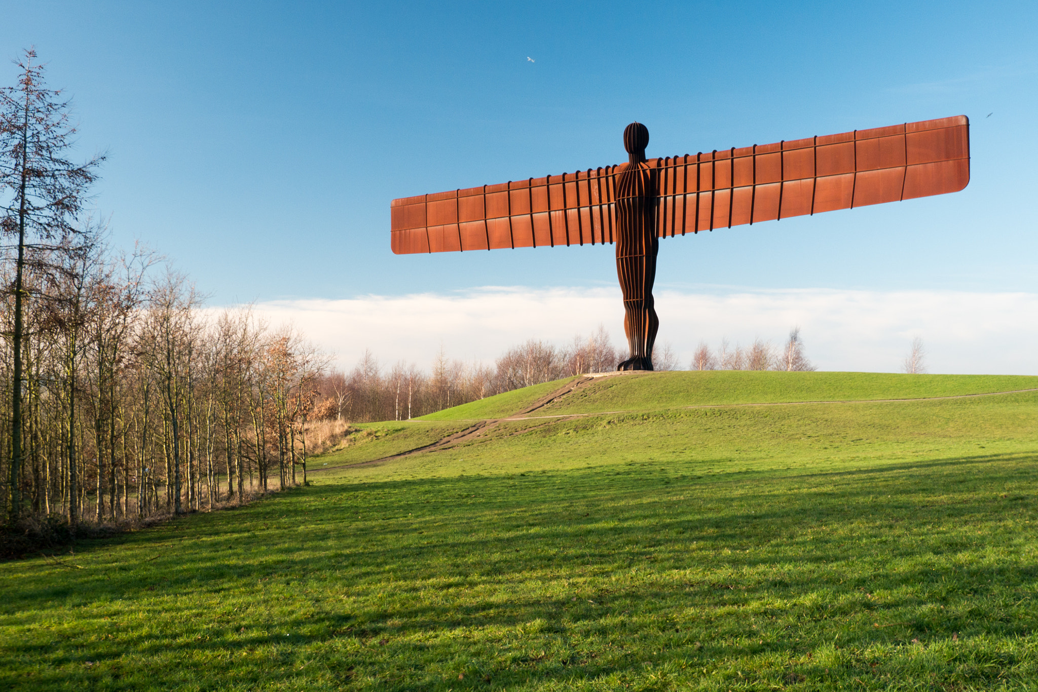 LUMIX G VARIO PZ 14-42/F3.5-5.6 sample photo. The angel of the north photography