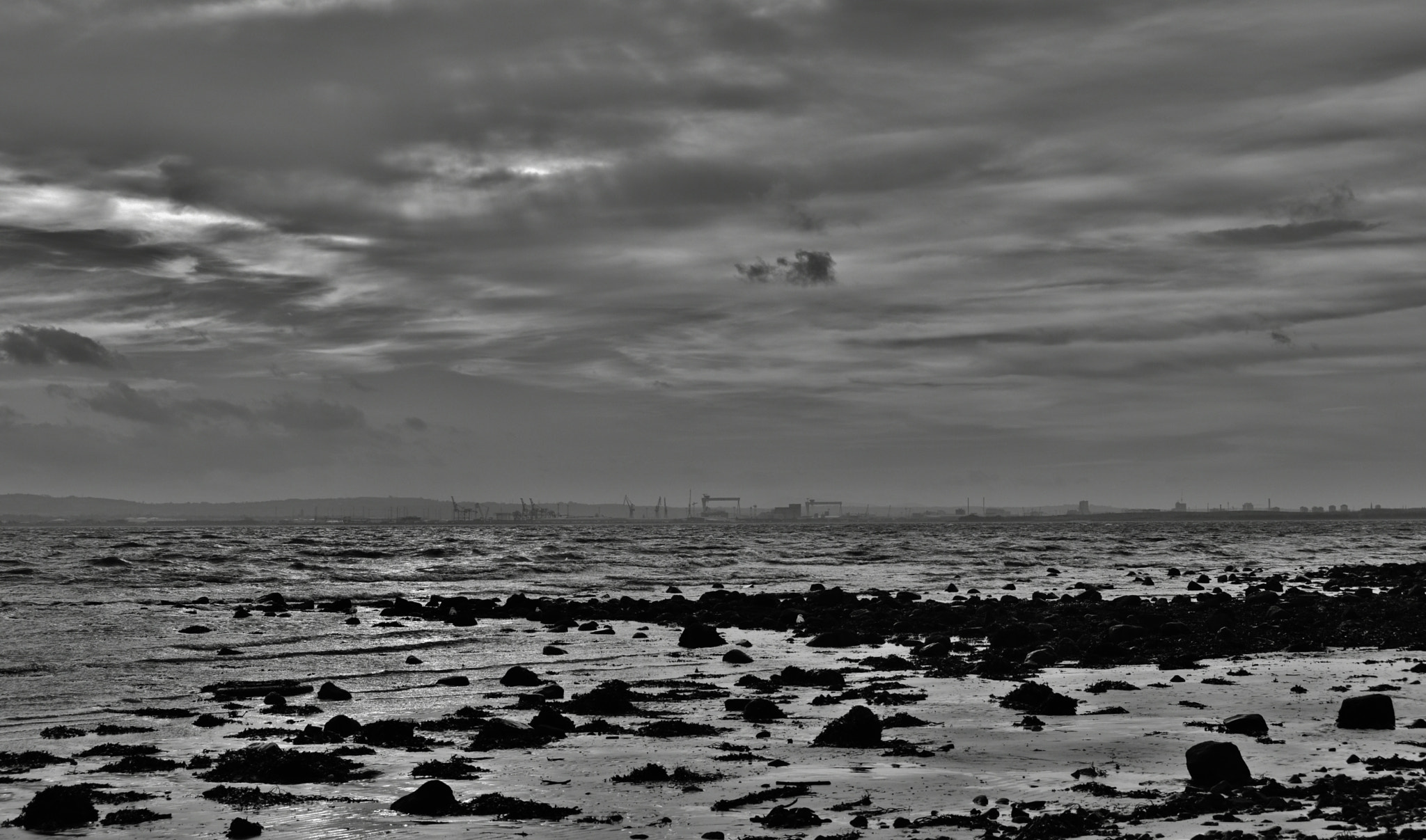 Nikon D5500 sample photo. A rough day on the lough photography