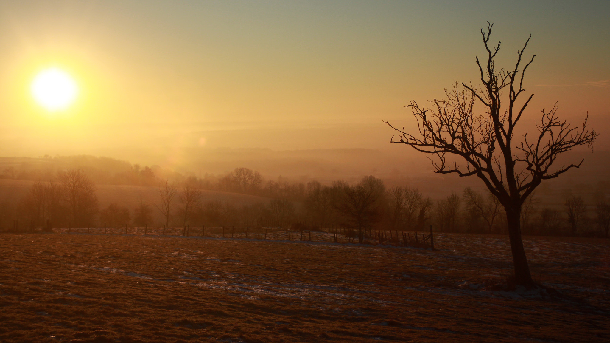 Canon EOS-1D Mark IV sample photo. Aurore hivernale photography