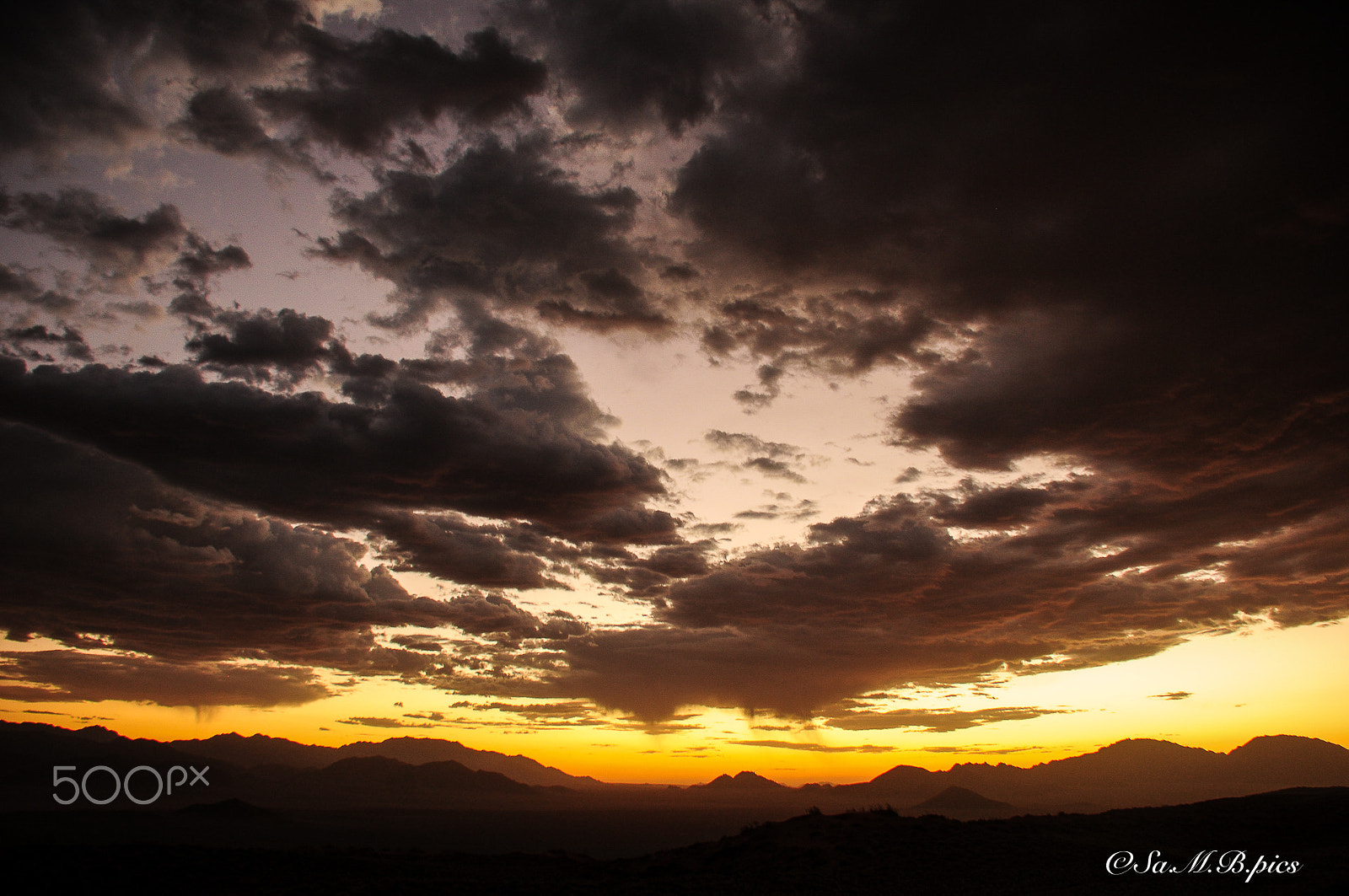 Nikon D300 sample photo. Sunset clouds photography