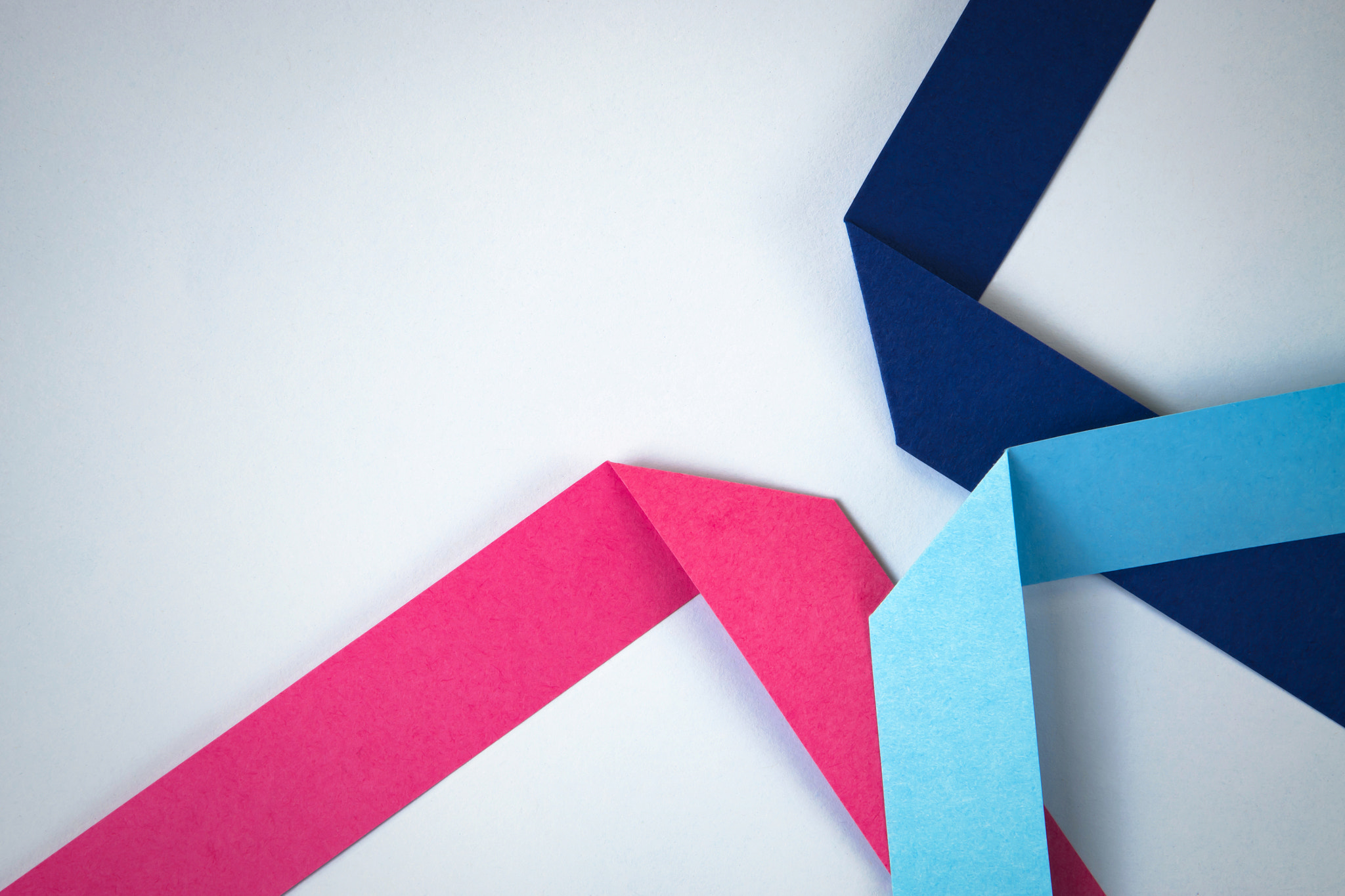 Nikon D5500 sample photo. Composition of colored paper ribbons photography