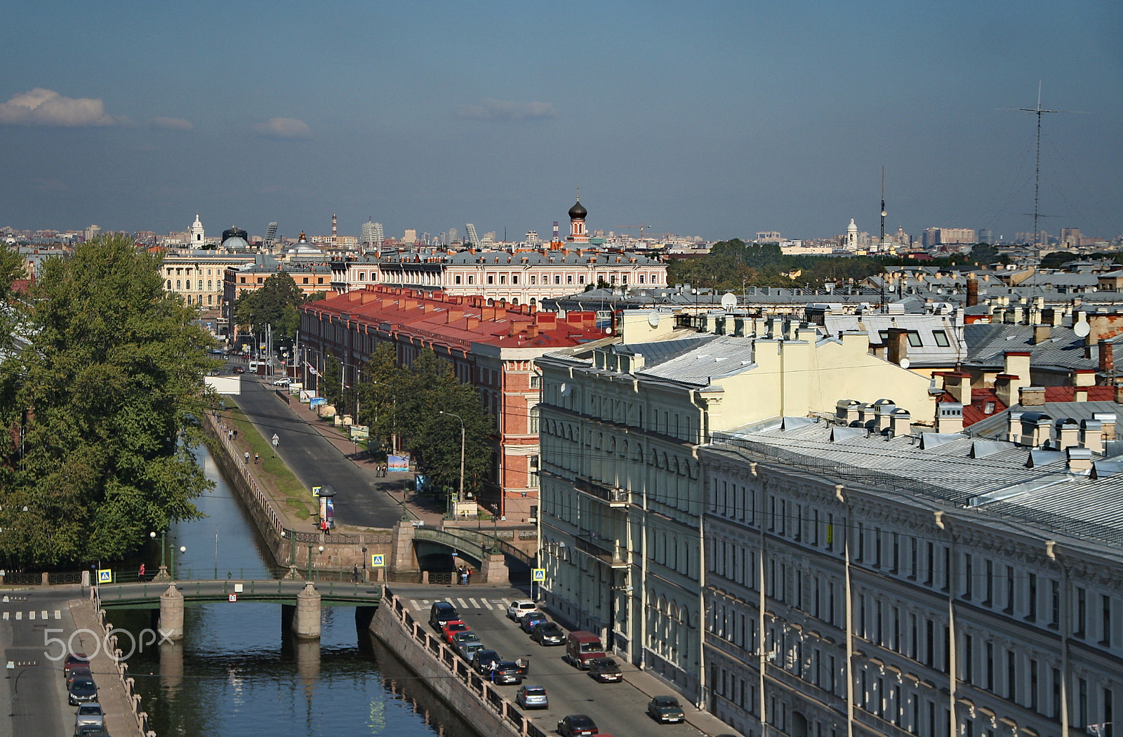 Sigma 18-125mm F3.8-5.6 DC OS HSM sample photo. St.petersburg roofs photography