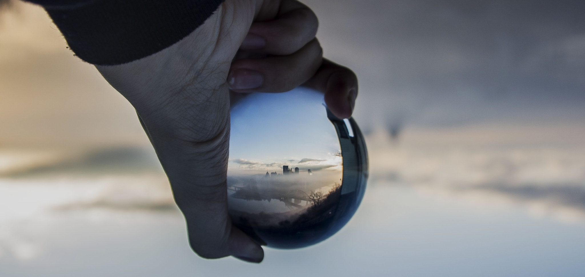 Canon EOS 700D (EOS Rebel T5i / EOS Kiss X7i) sample photo. Pittsburgh in a orb photography