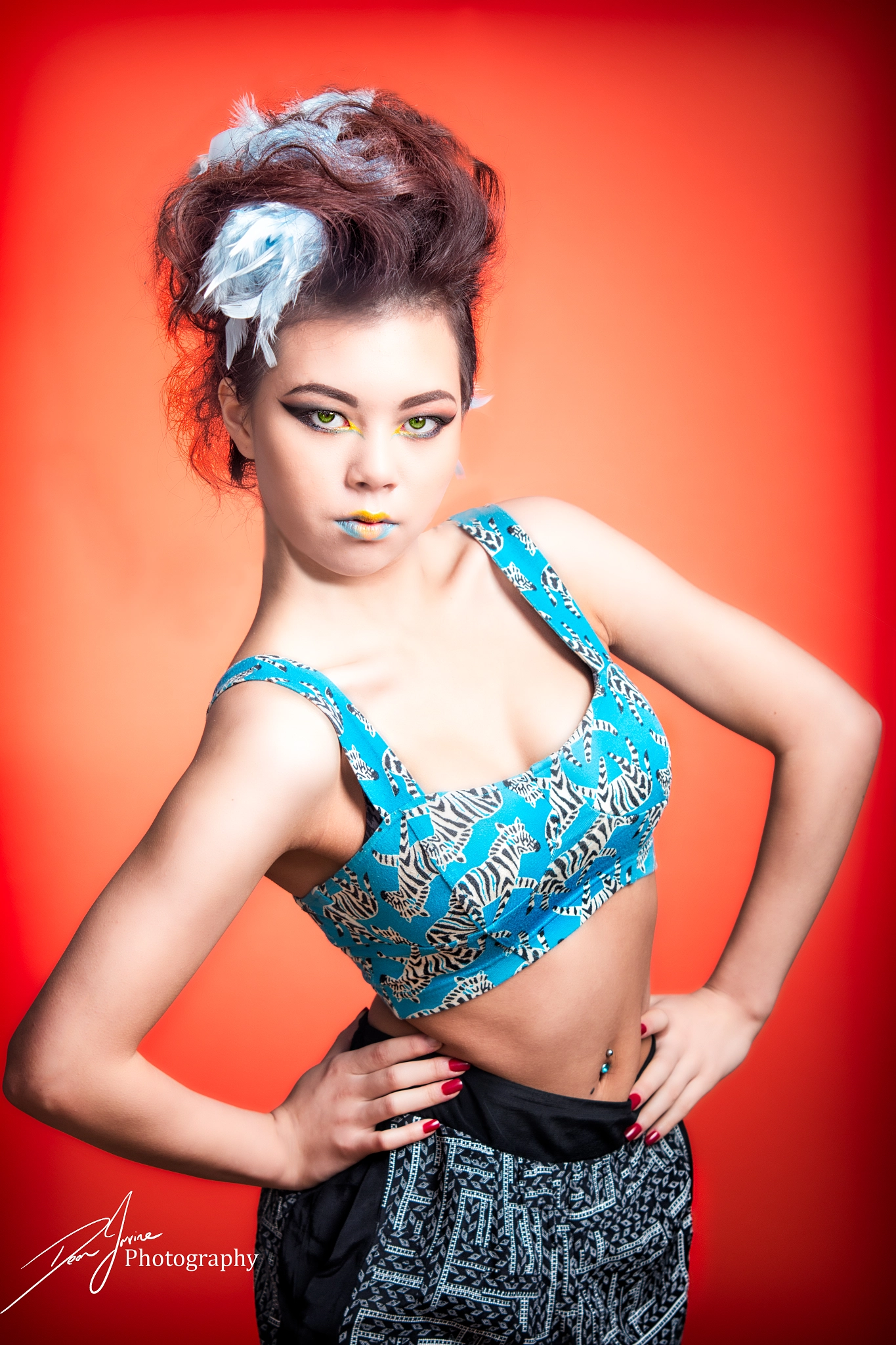 Sigma 70-200mm F2.8 EX DG OS HSM sample photo. Orange fashion photography