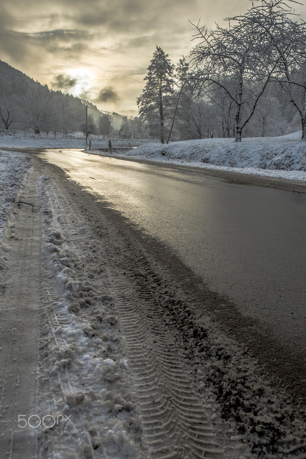 Nikon D500 sample photo. Sunrise at street photography