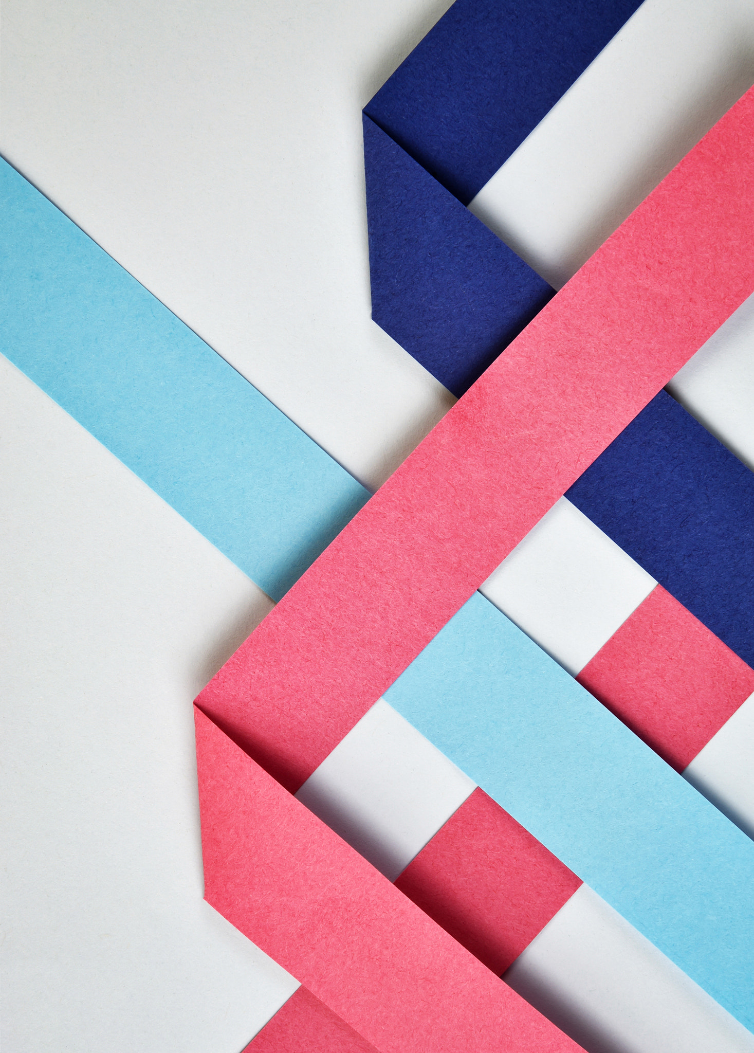 Nikon D5500 sample photo. Abstract composition of colored paper ribbons photography