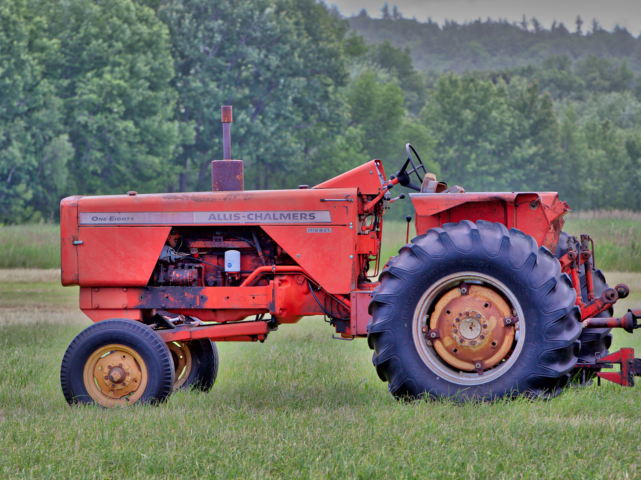 Canon EF 70-200mm F2.8L IS USM sample photo. Allis chalmers tractor photography