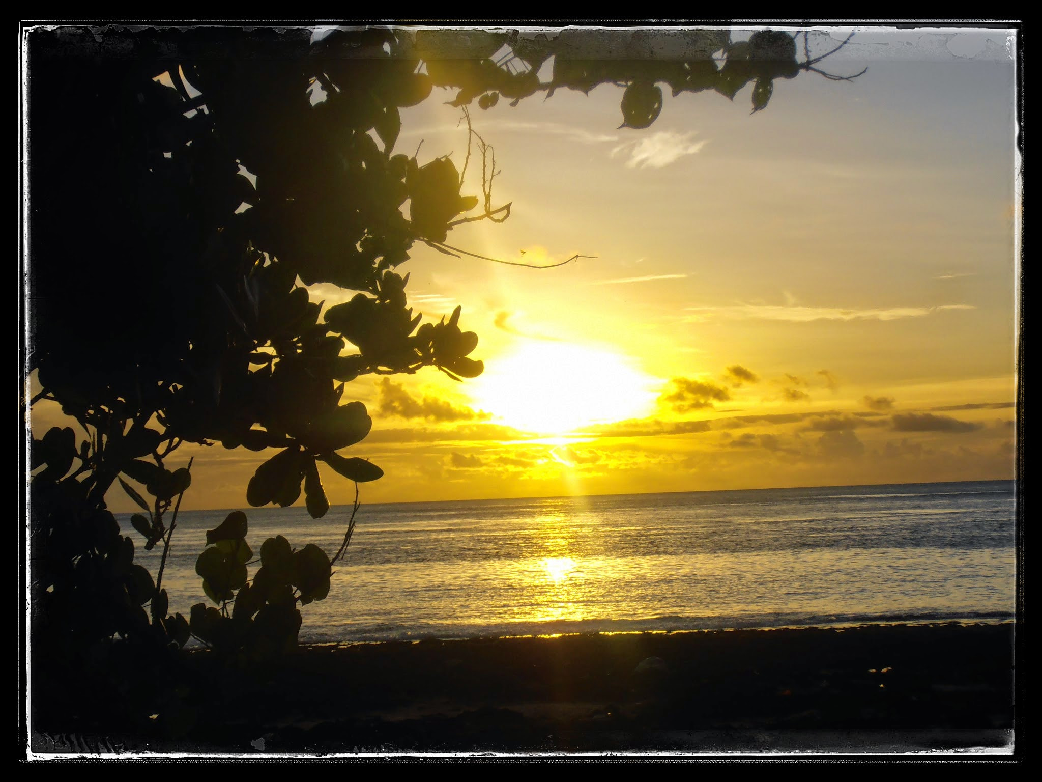 Olympus VR310,D720 sample photo. Sumfanas sunrise,  feni island, papua new guinea photography