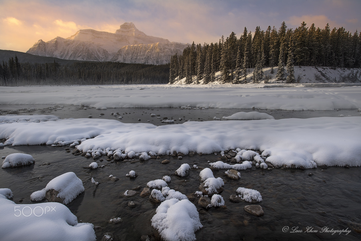 Nikon D5 sample photo. Sunrise at jasper 7 photography