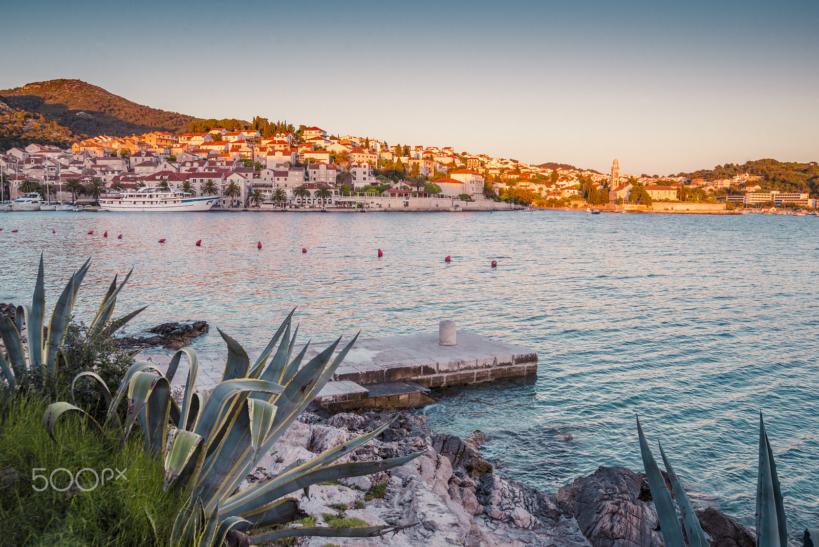 Nikon D800 sample photo. Sunset over hvar photography